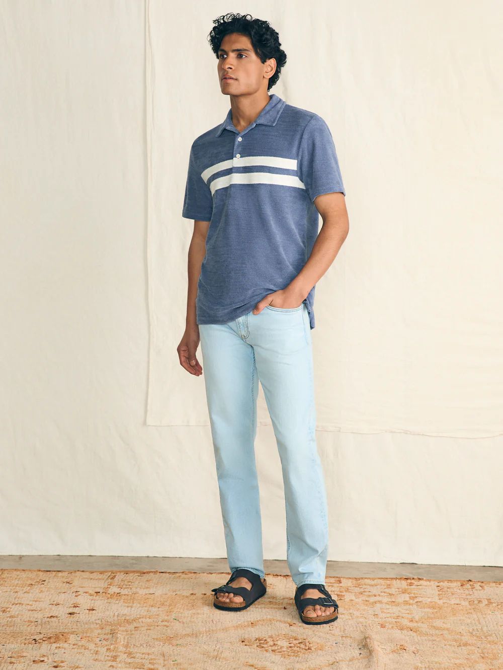 Faherty Cabana Towel Terry Polo product image
