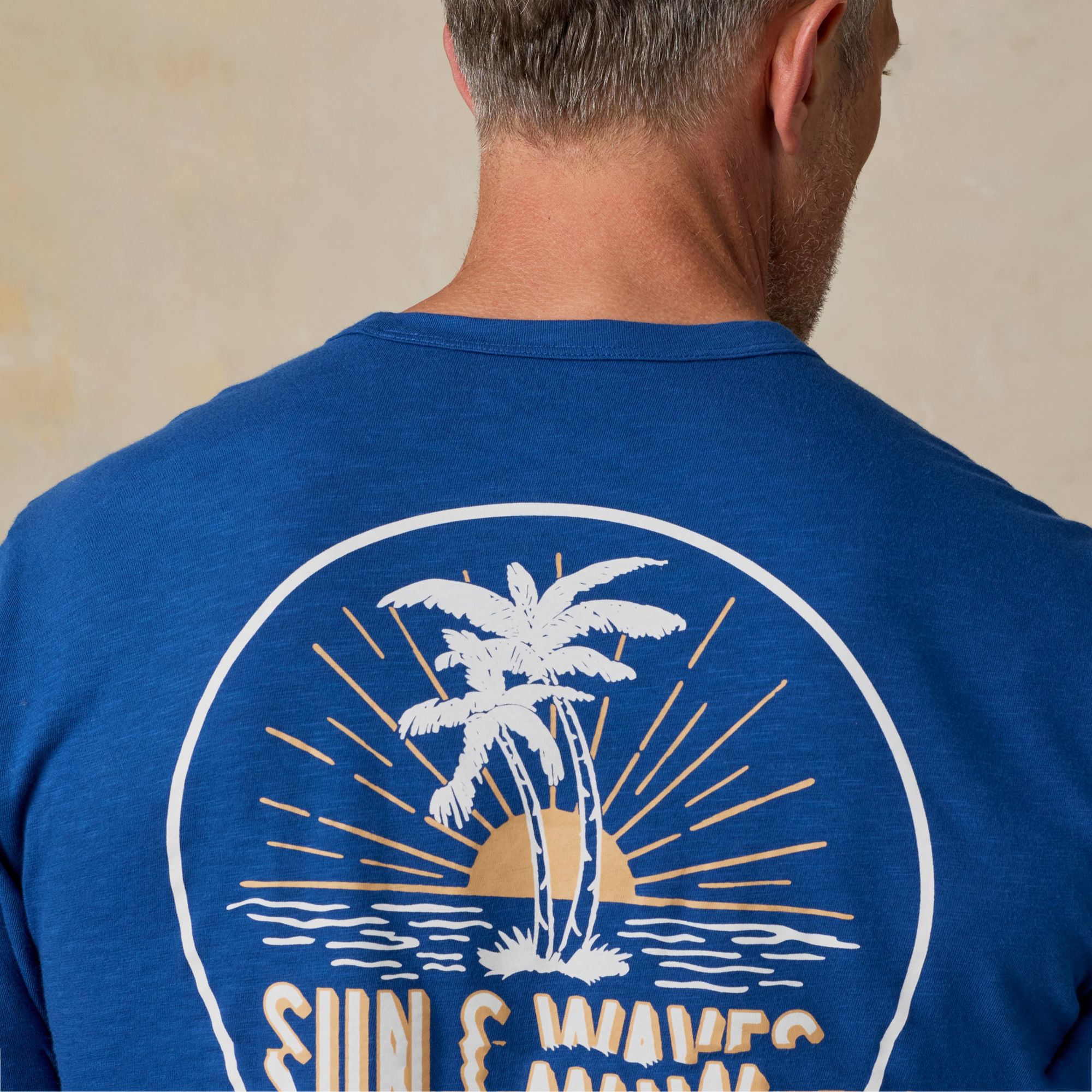 Faherty  Men's Sunwashed Short Sleeve Graphic Pockt T-shirt product image