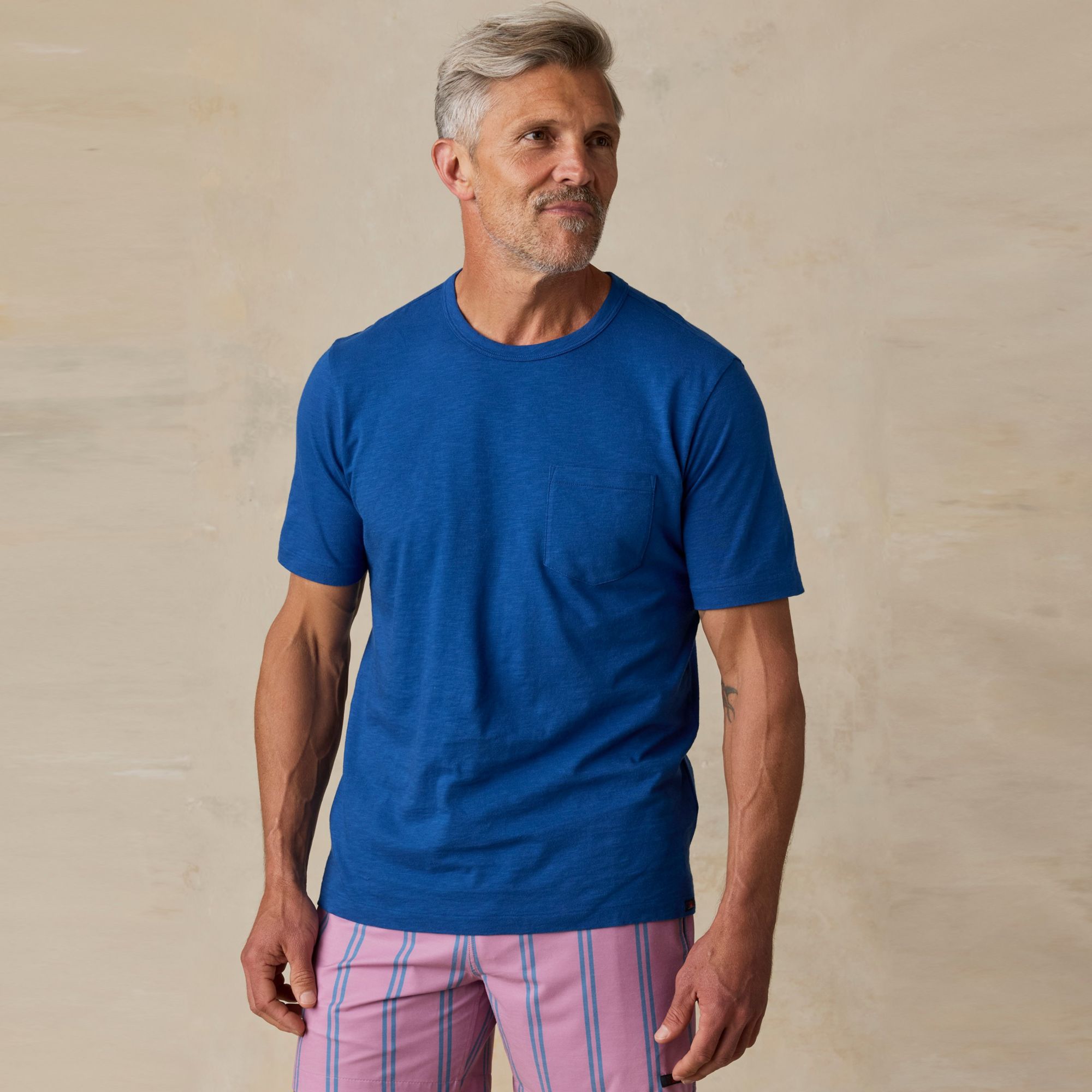 Faherty  Men's Sunwashed Short Sleeve Graphic Pockt T-shirt product image