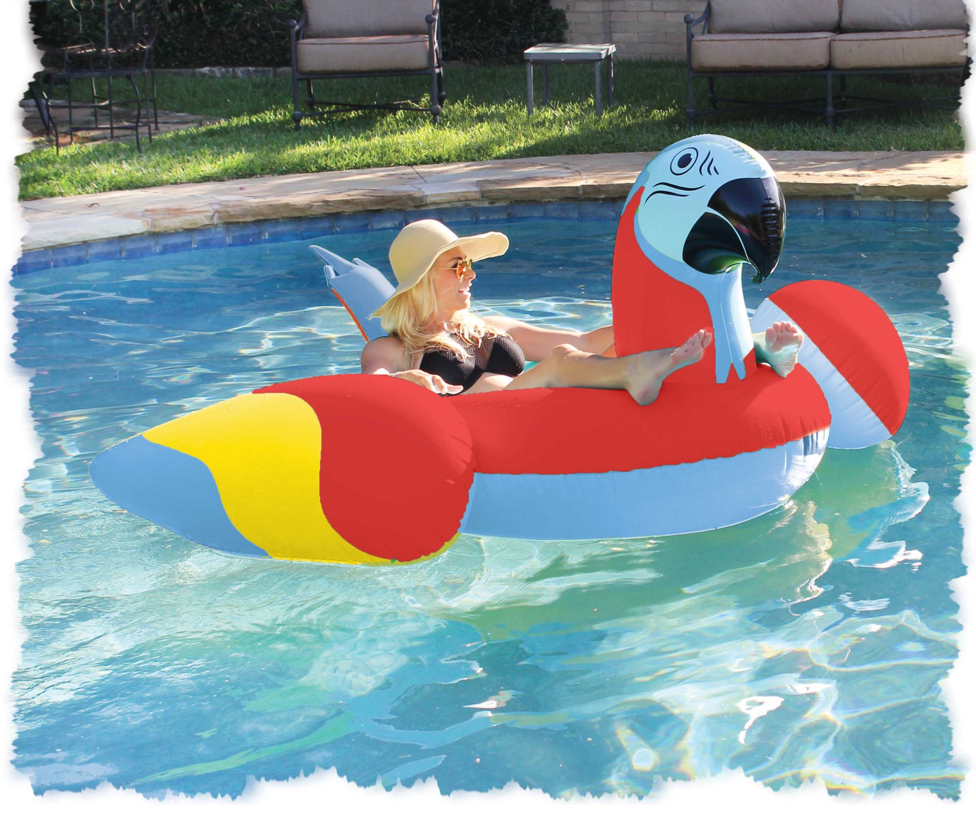 Margaritaville Parrot Head Pool Float product image