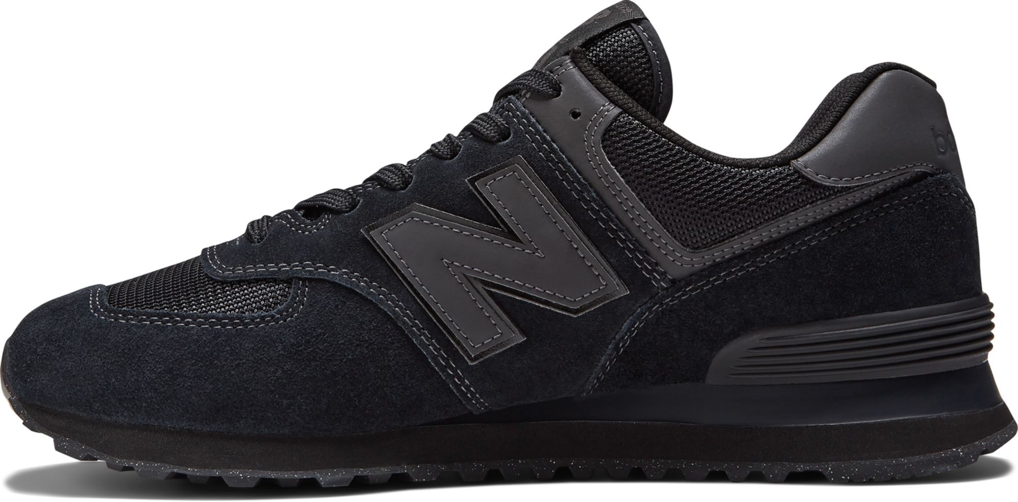 New Balance Men's 574 Core Shoes - Black - Medium/D