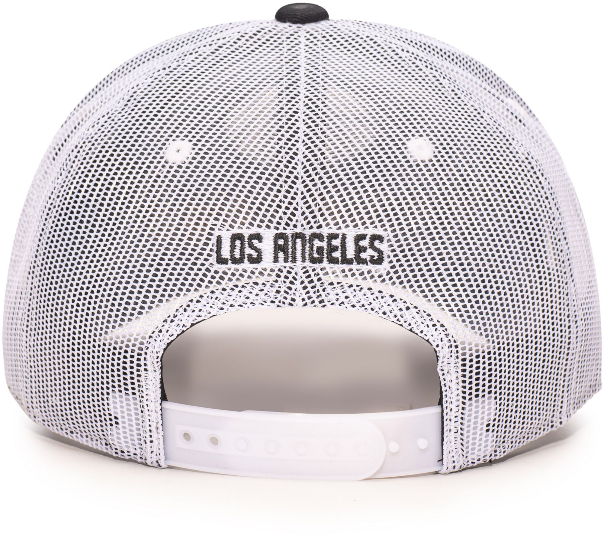 Fan Ink Men's Los Angeles FC Black Logo Adjustable Trucker Hat product image