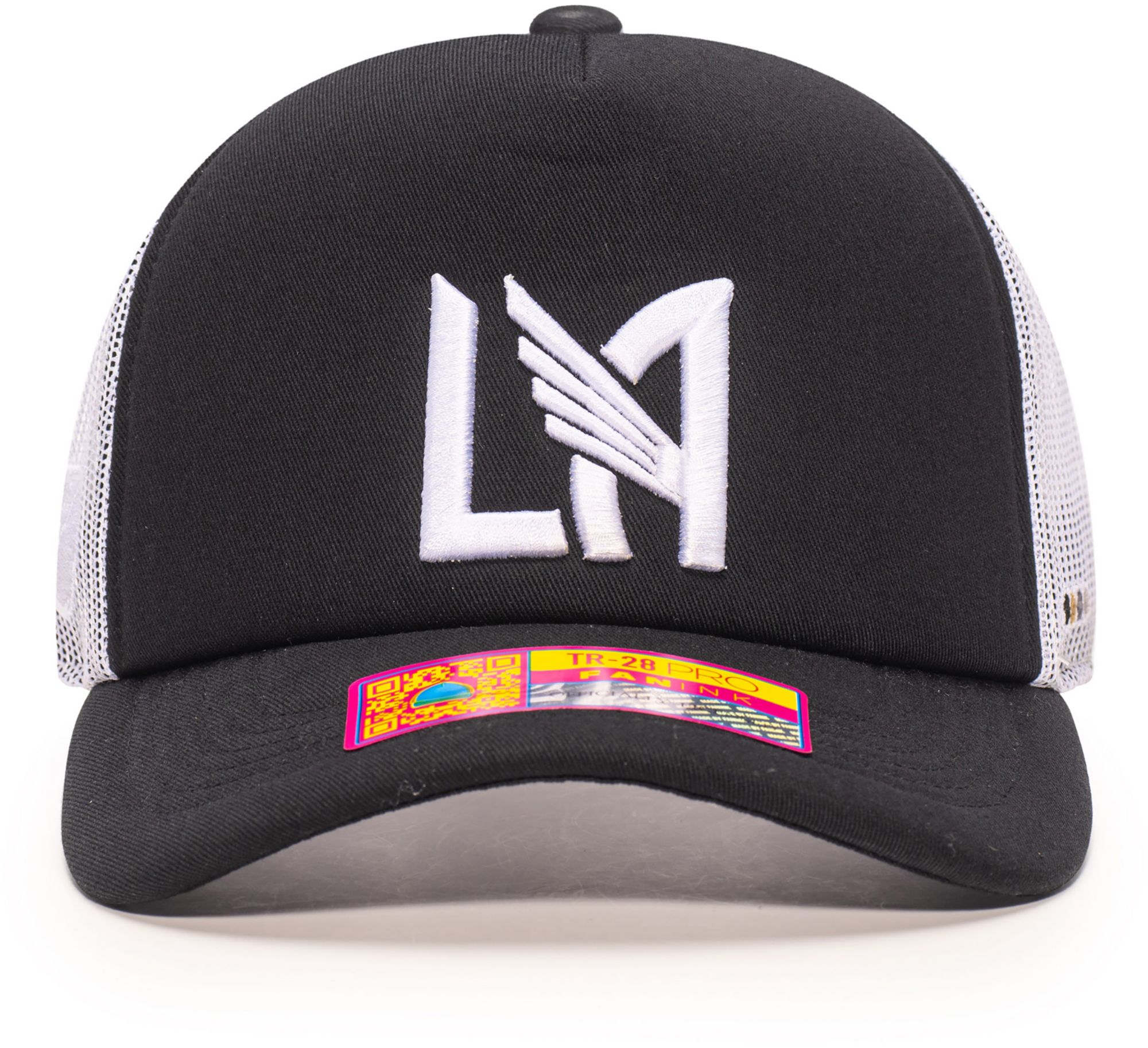 Fan Ink Men's Los Angeles FC Black Logo Adjustable Trucker Hat product image