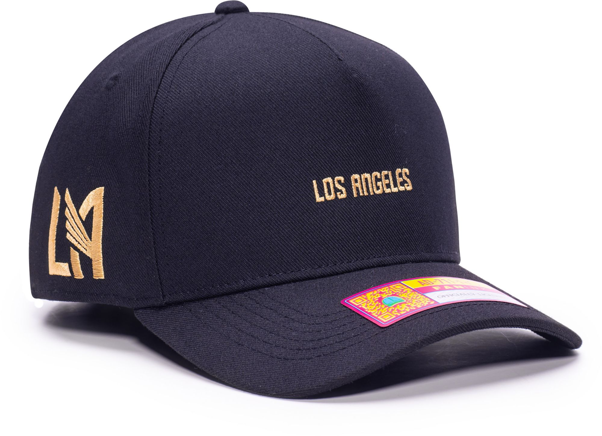 Fan Ink Men's Los Angeles FC Black Maverick Adjustable Trucker Hat product image