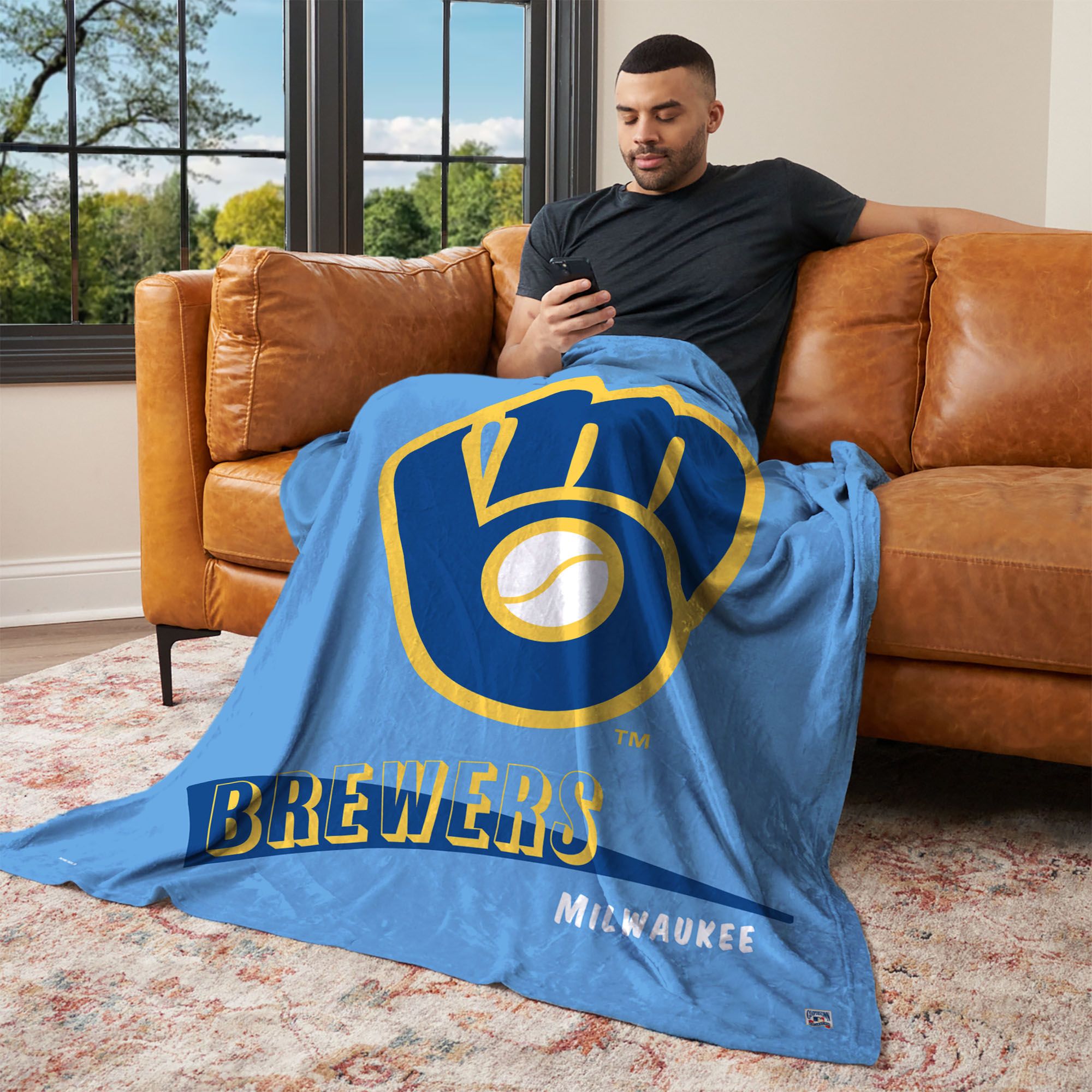 Northwest Milwaukee Brewers City Connect Throwback Silk Touch product image