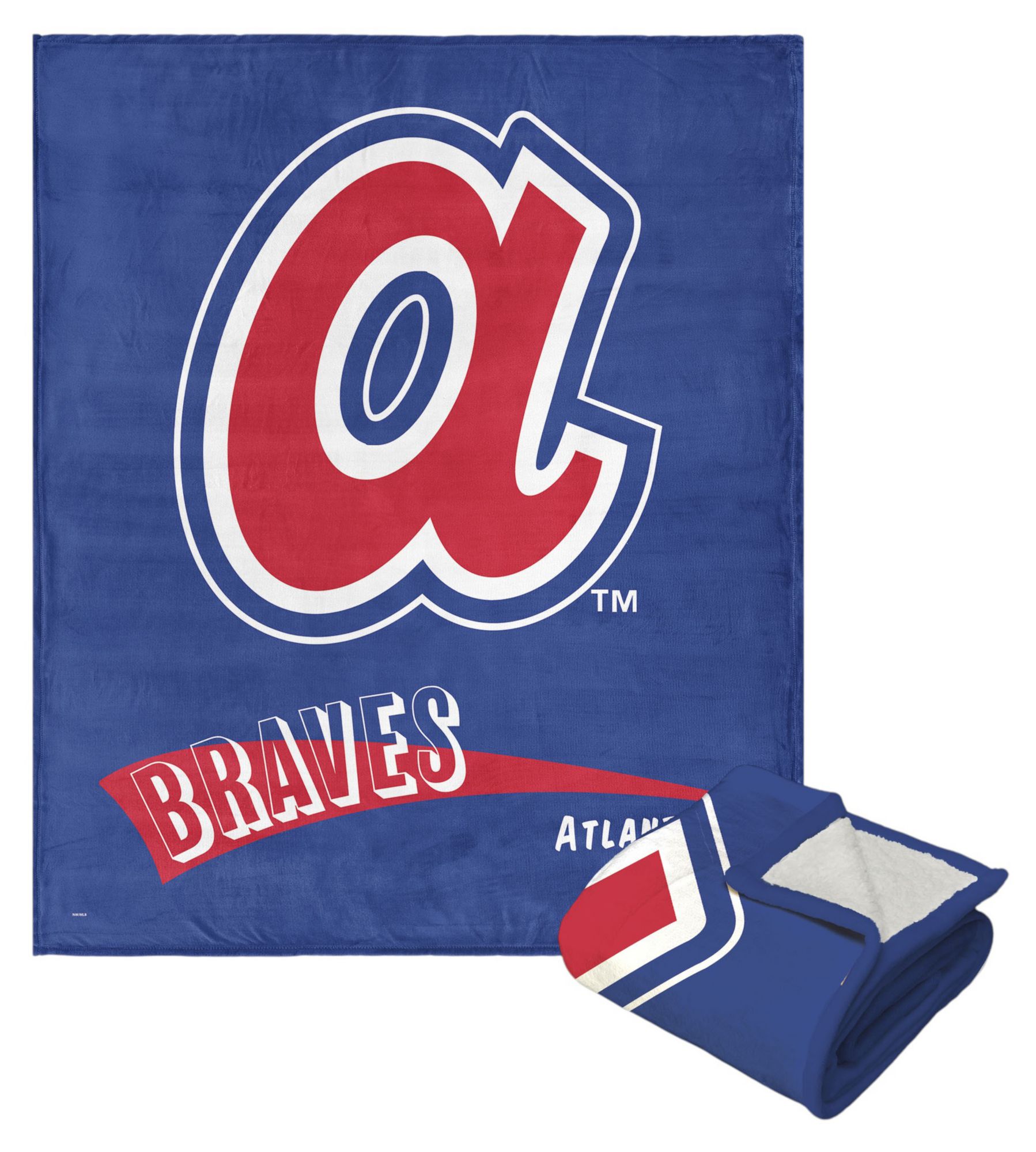Northwest Atlanta Braves City Connect Throwback Shrpa Throw product image