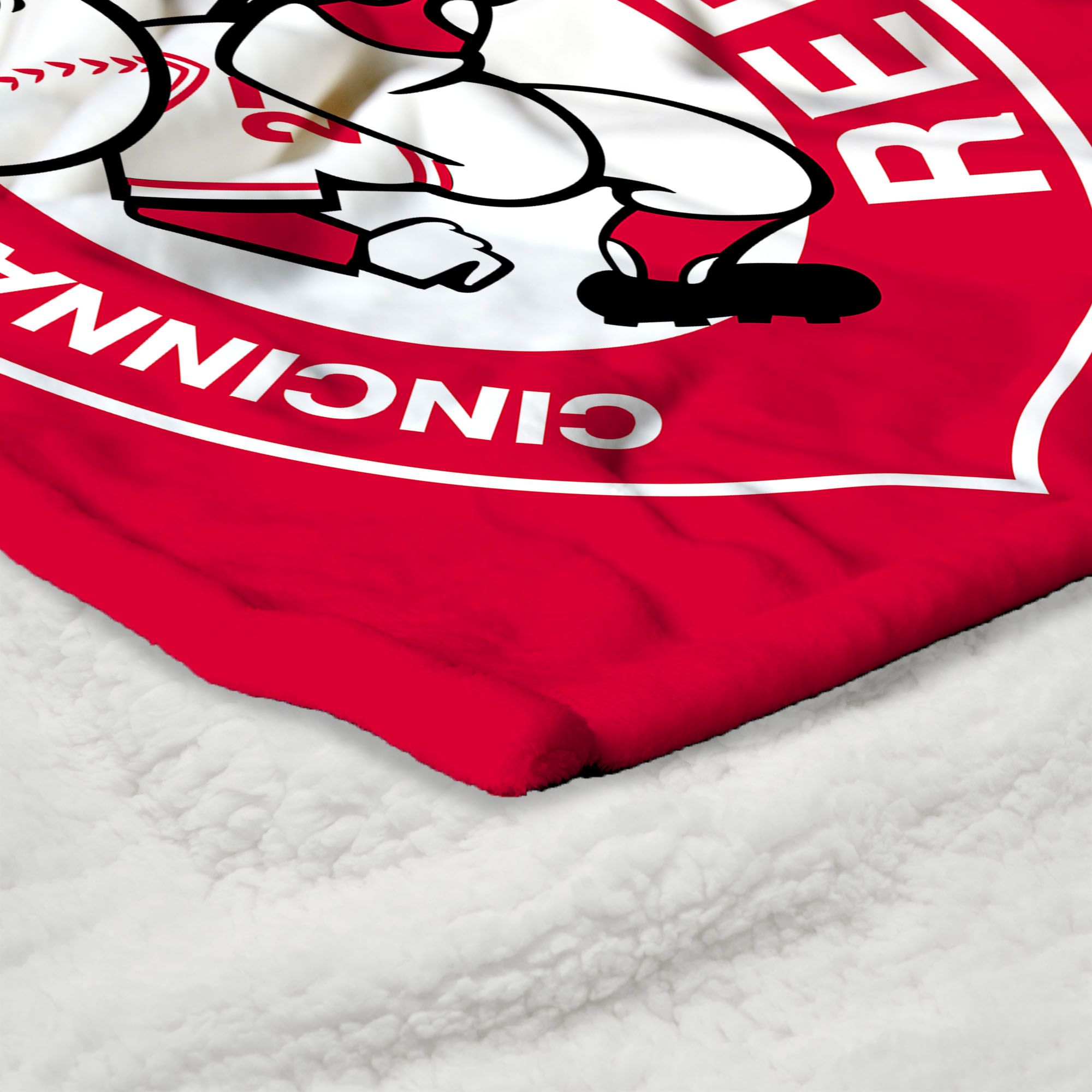 Northwest Cincinnati Reds City Connect Throwback Shrpa Throw product image