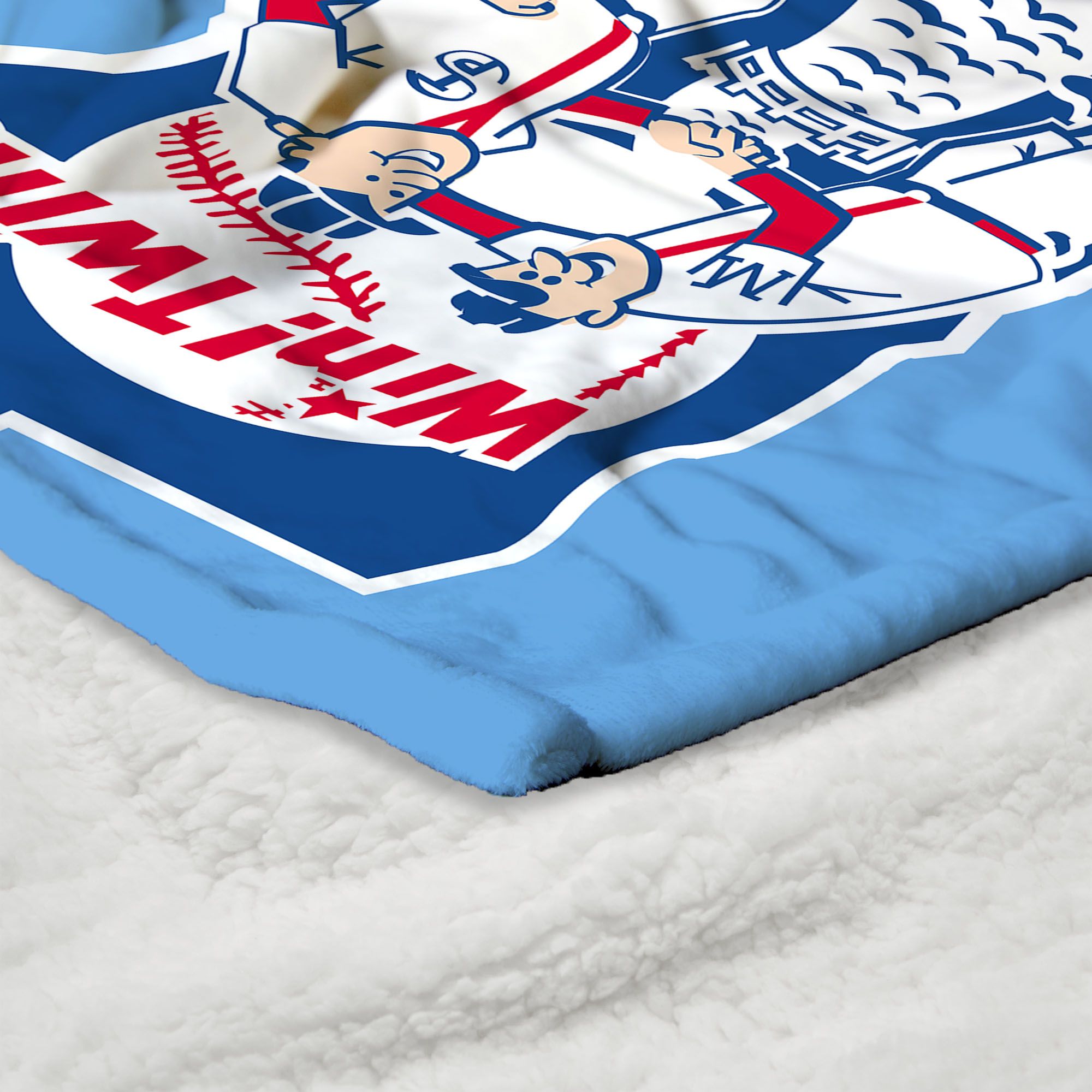 Northwest Minnesota Twins City Connect Throwback Shrpa Throw product image