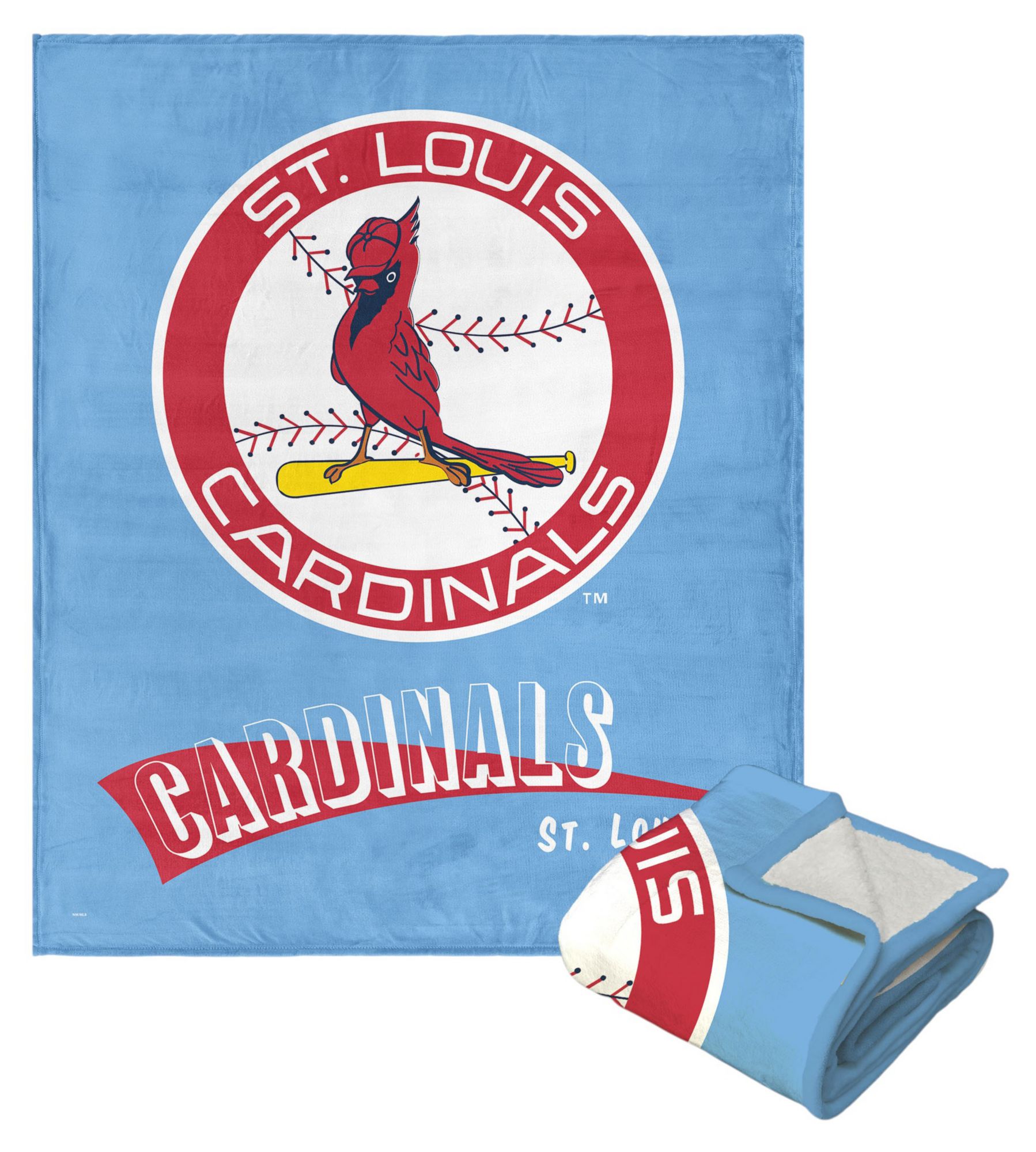 Northwest St. Louis Cardinals City Connect Throwback Shrpa Throw product image