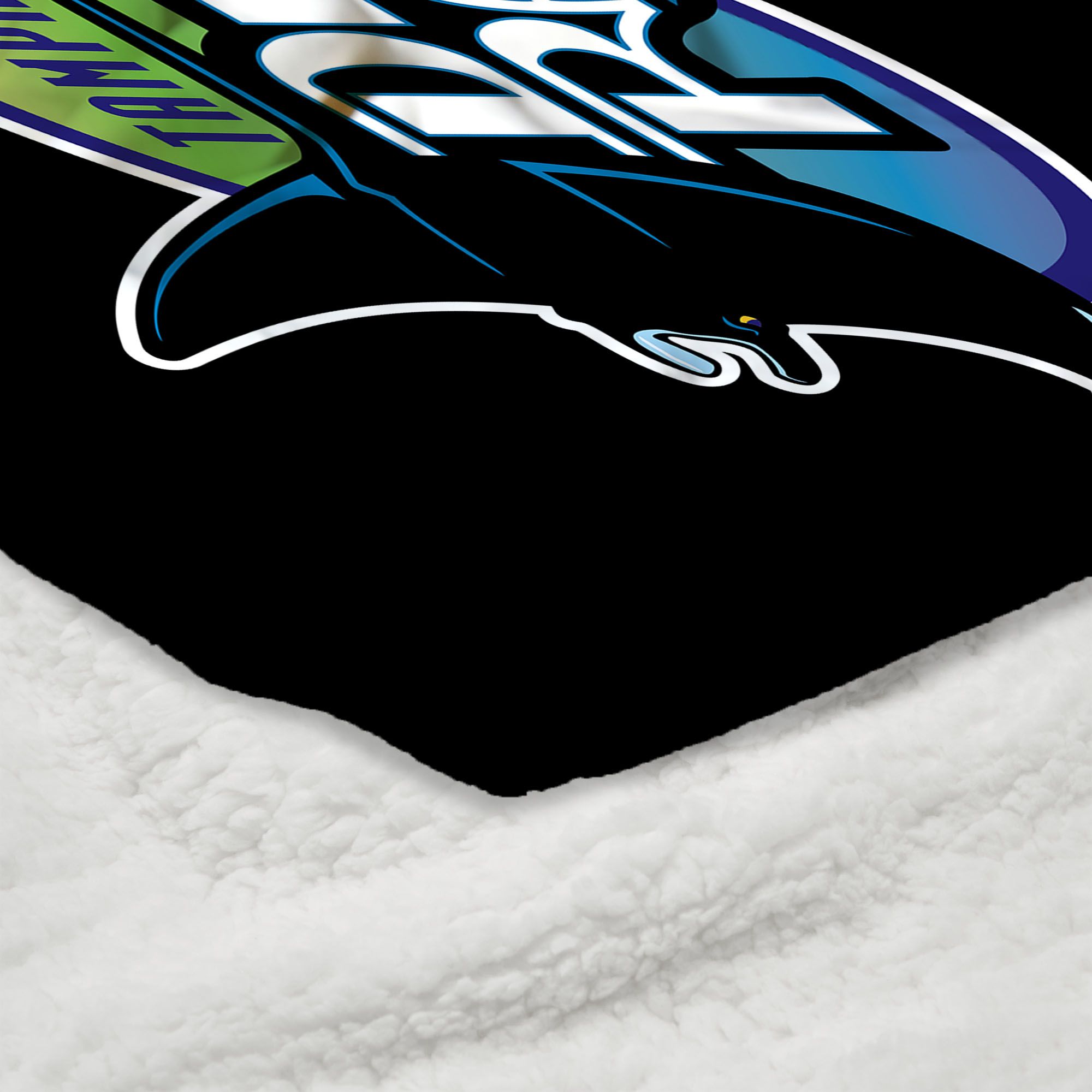Northwest Tampa Bay Rays City Connect Throwback Shrpa Throw product image