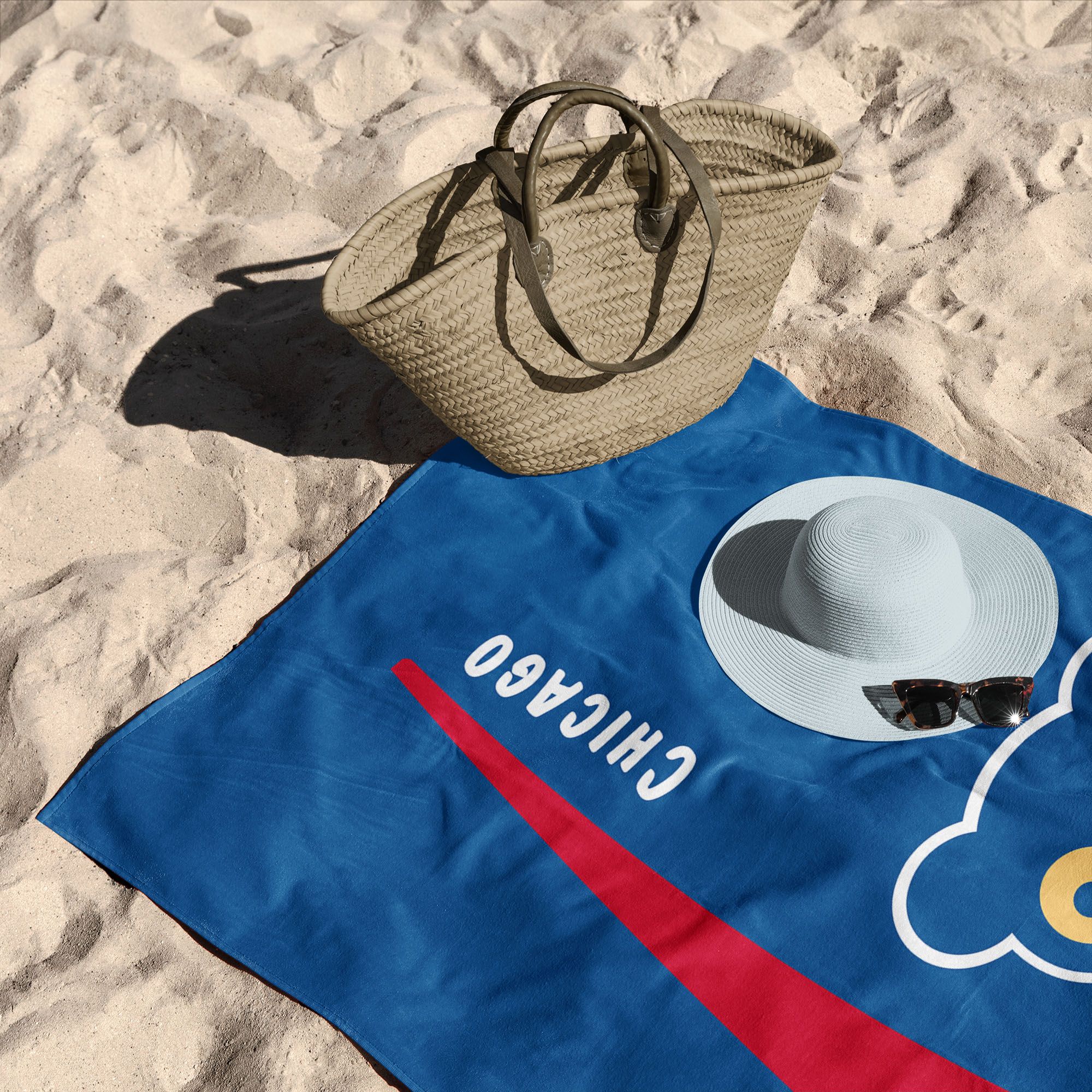 Northwest Chicago Cubs City Connect Throwback Pool Towel product image