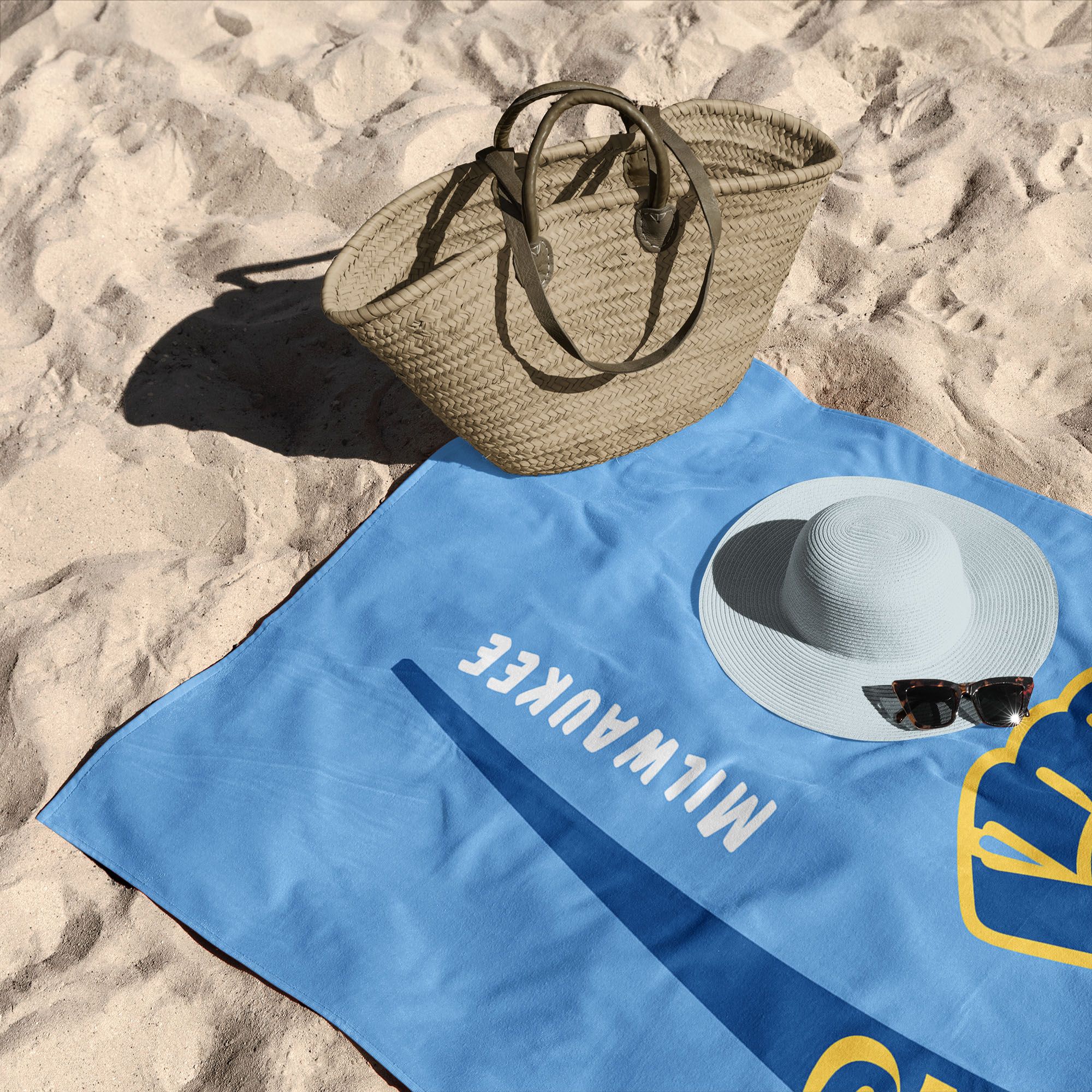 Northwest Milwaukee Brewers City Connect Throwback Pool Towel product image