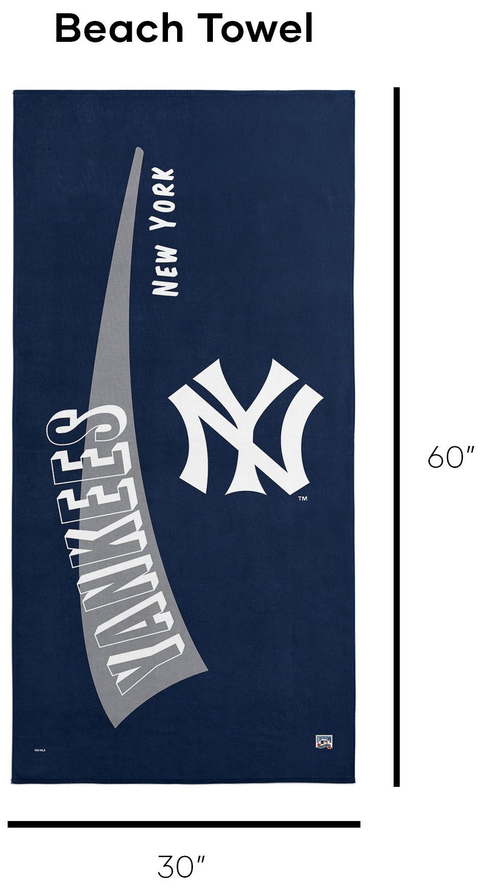 Northwest New York Yankees City Connect Throwback Pool Towel