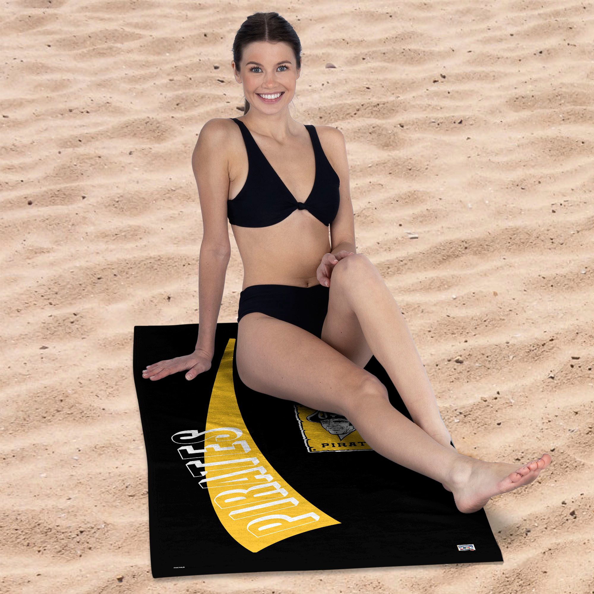 Northwest Pittsburgh Pirates City Connect Throwback Pool Towel product image