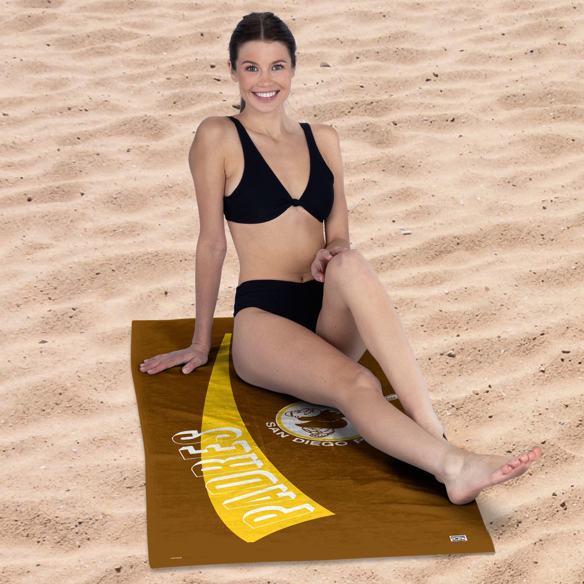 Northwest San Diego Padres City Connect Throwback Pool Towel product image