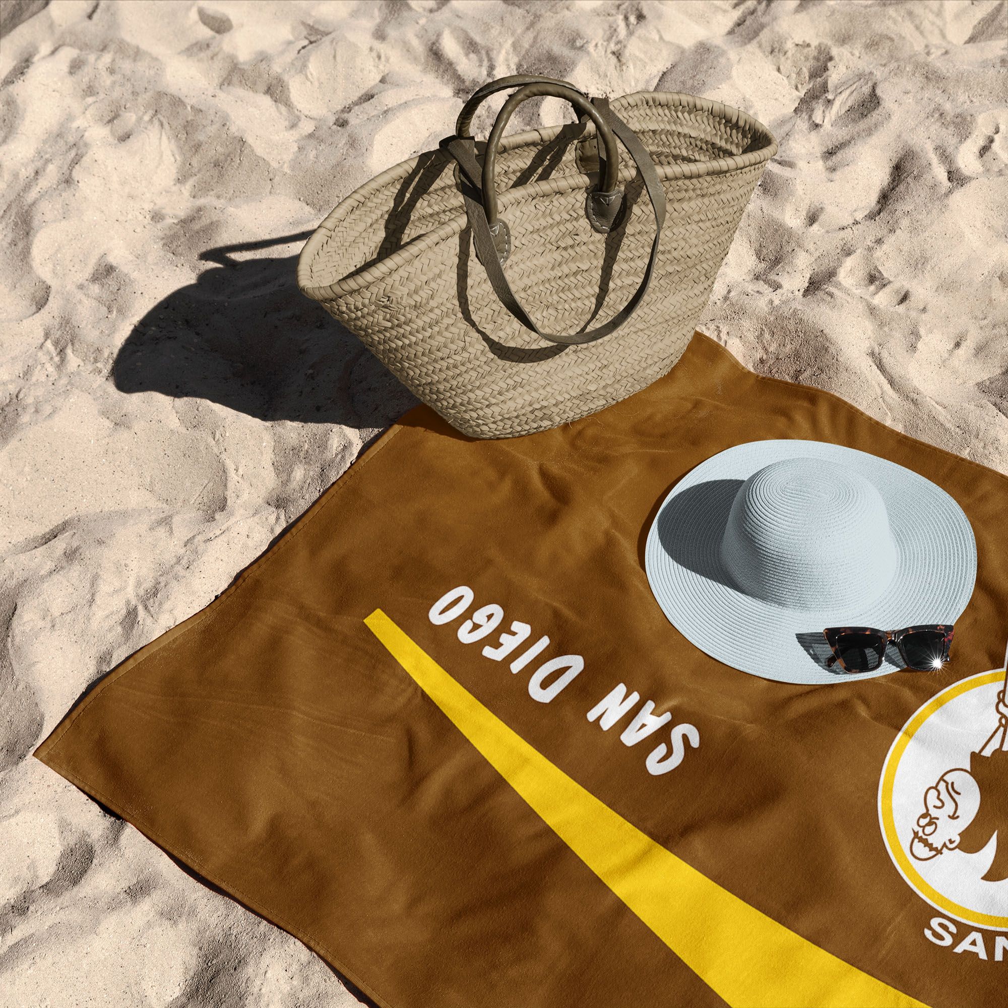 Northwest San Diego Padres City Connect Throwback Pool Towel product image