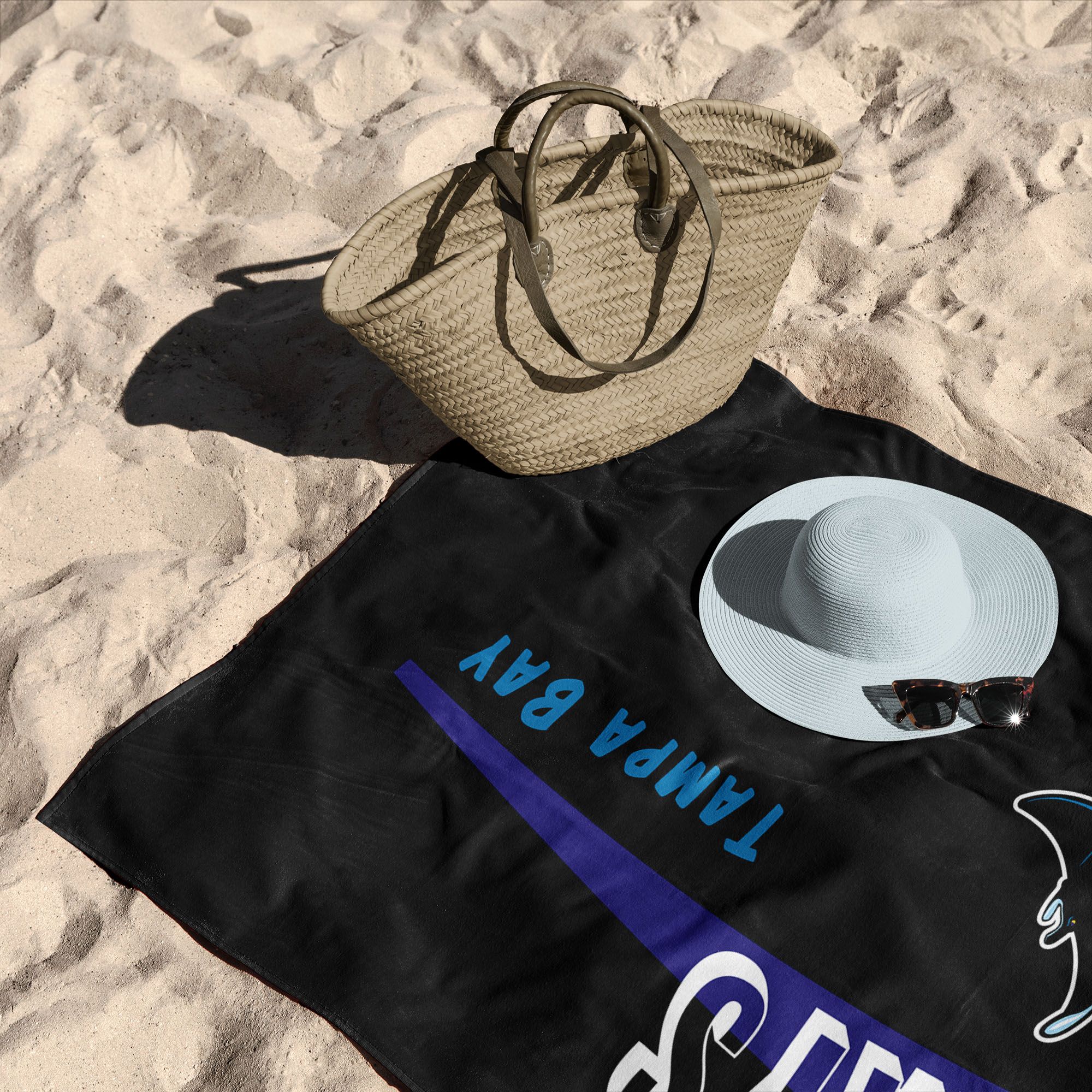 Northwest Tampa Bay Rays City Connect Throwback Pool Towel product image