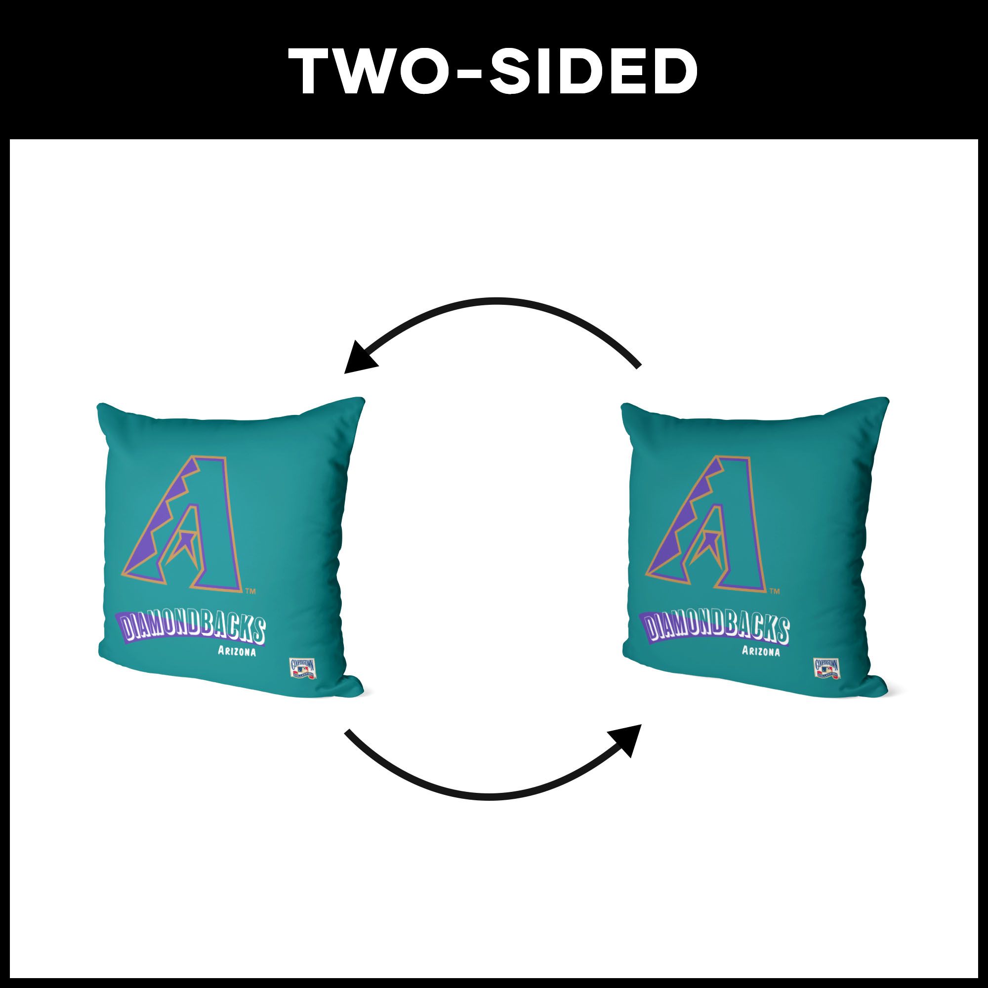 Northwest Arizona Diamondbacks City Connect Throwback Throw Pillow product image