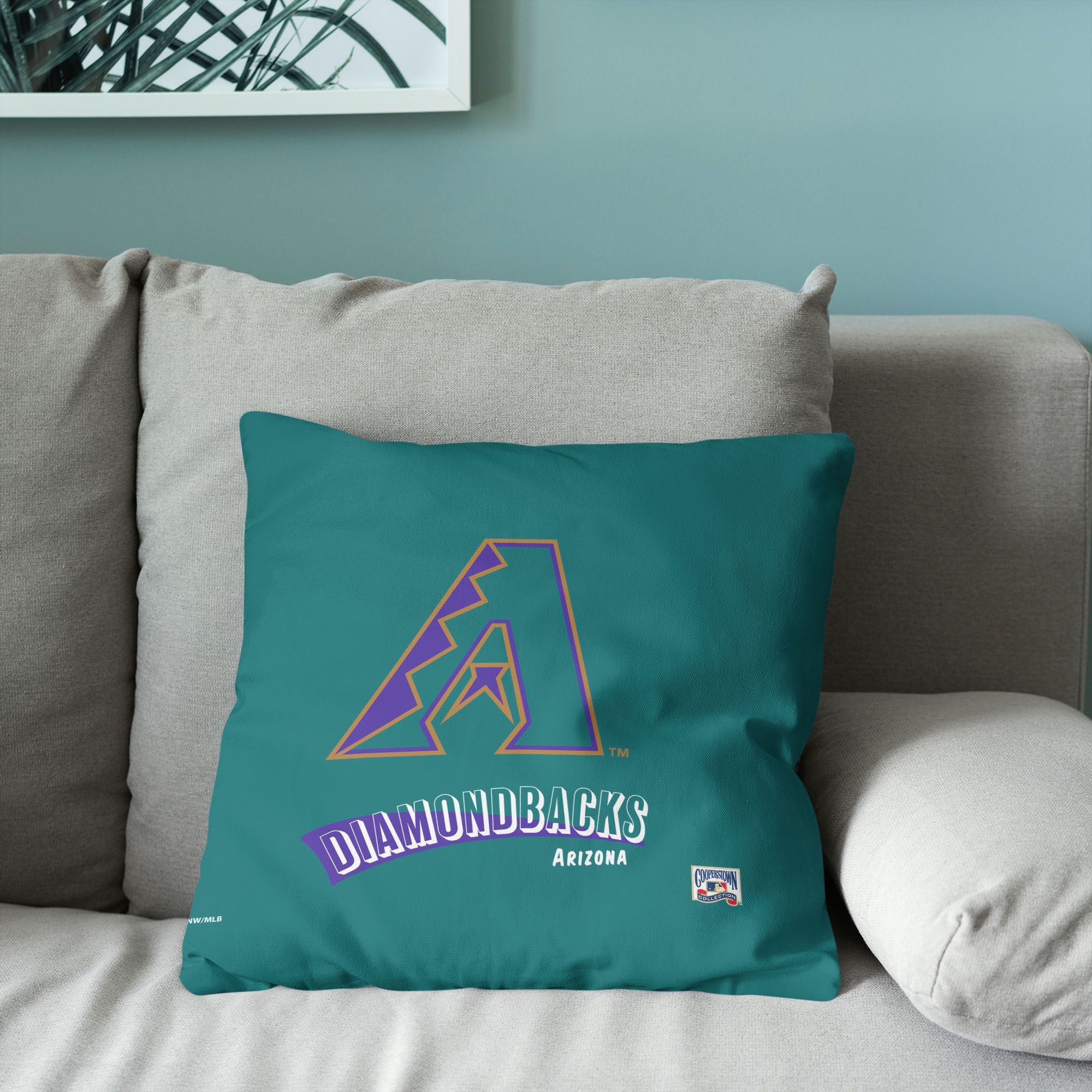 Northwest Arizona Diamondbacks City Connect Throwback Throw Pillow product image