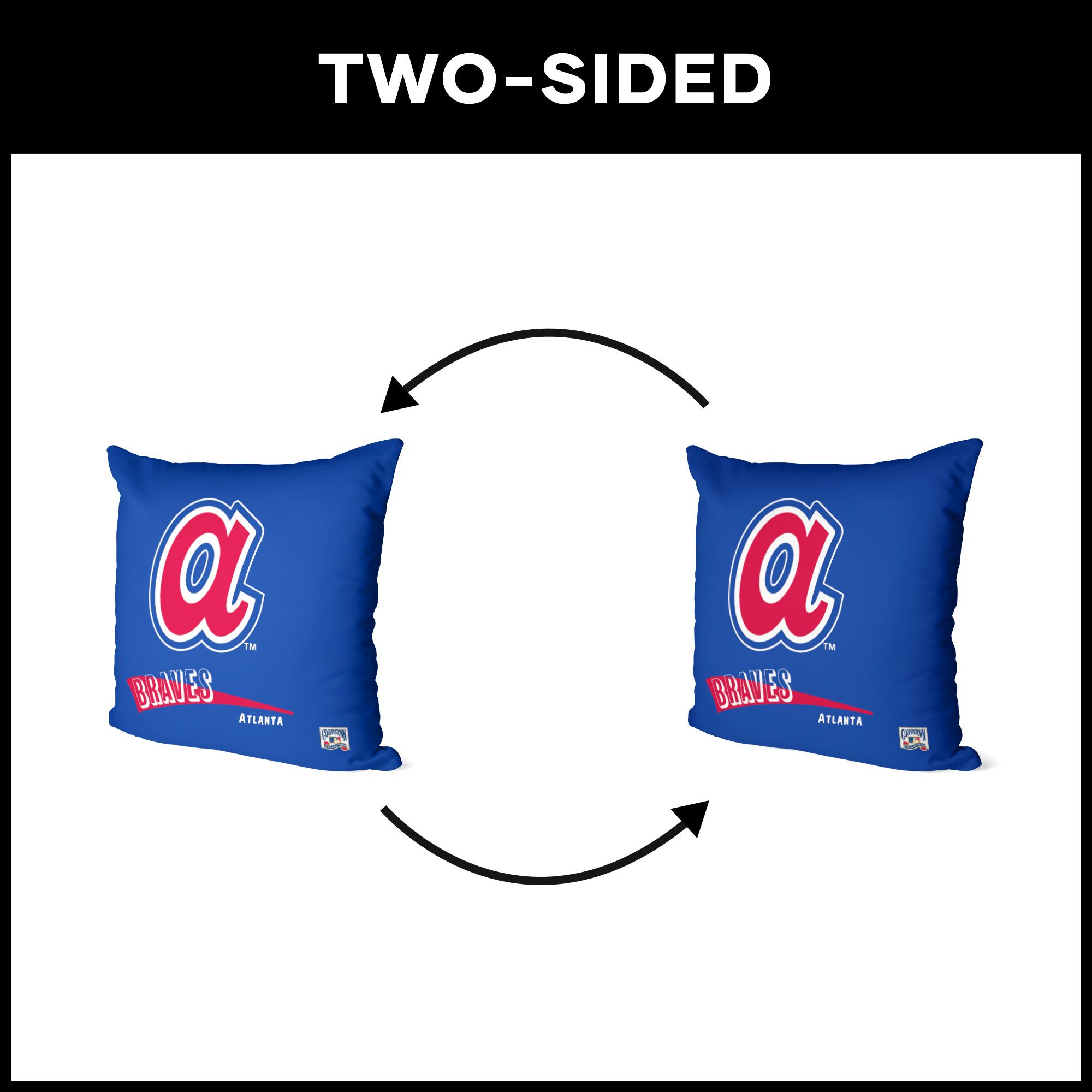 Northwest Atlanta Braves City Connect Throwback Throw Pillow product image