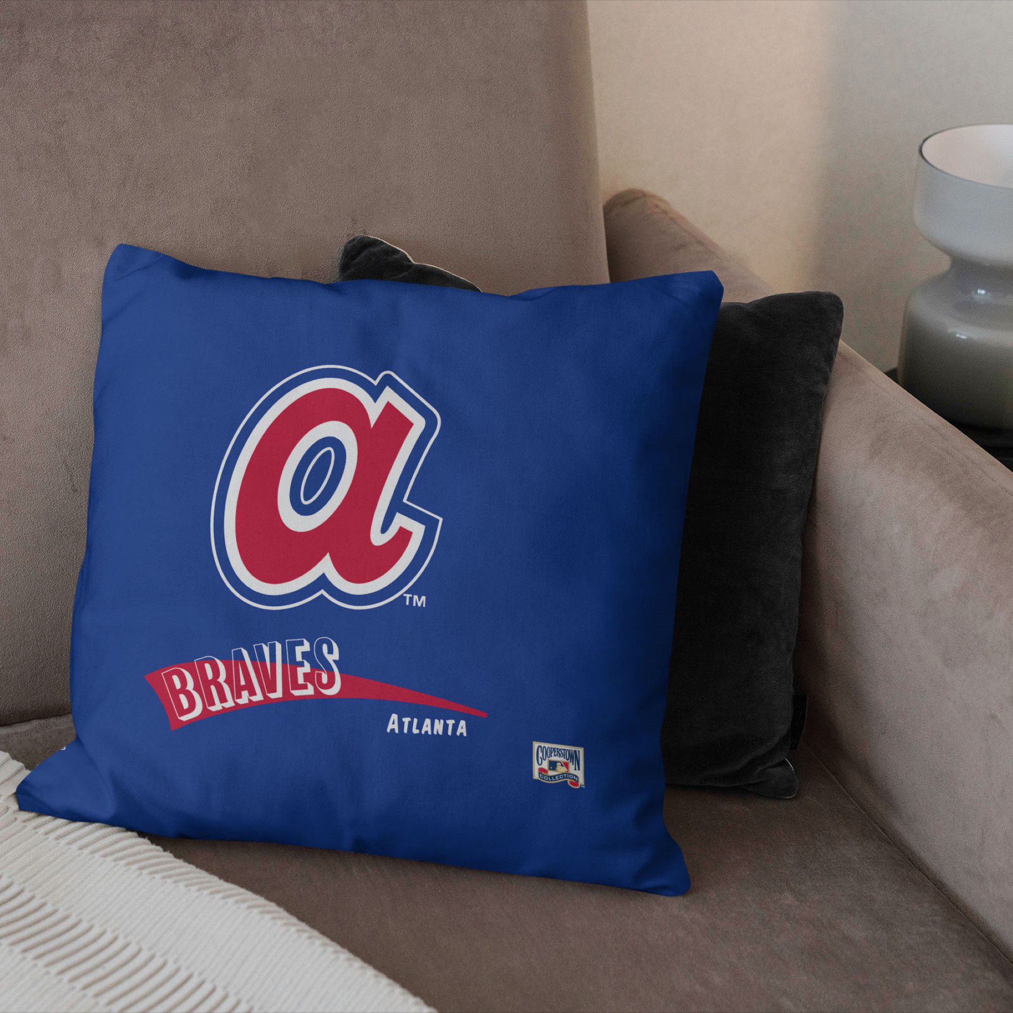 Northwest Atlanta Braves City Connect Throwback Throw Pillow product image