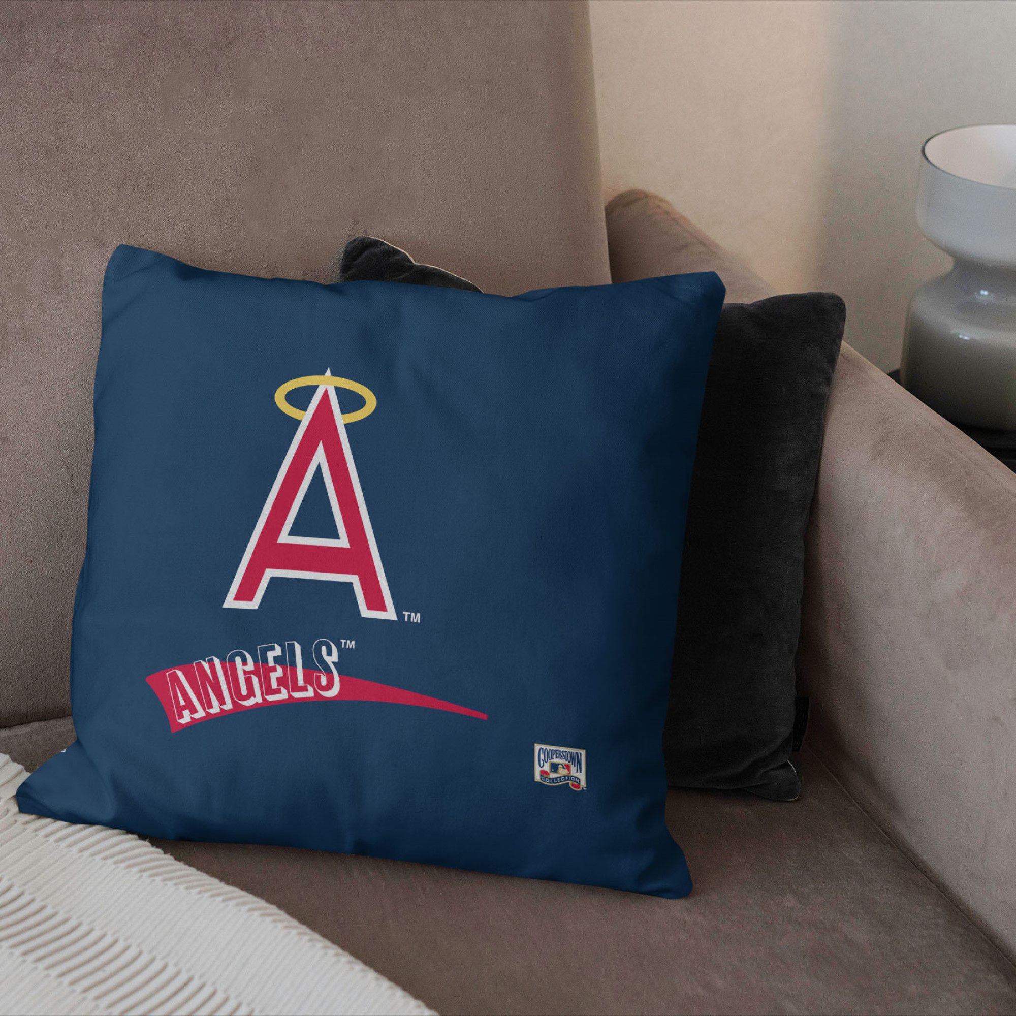 Northwest Los Angeles Angels City Connect Throwback Throw Pillow product image