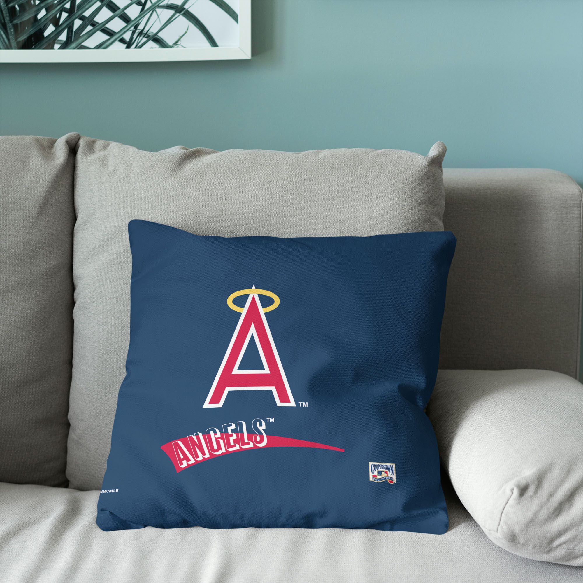 Northwest Los Angeles Angels City Connect Throwback Throw Pillow product image