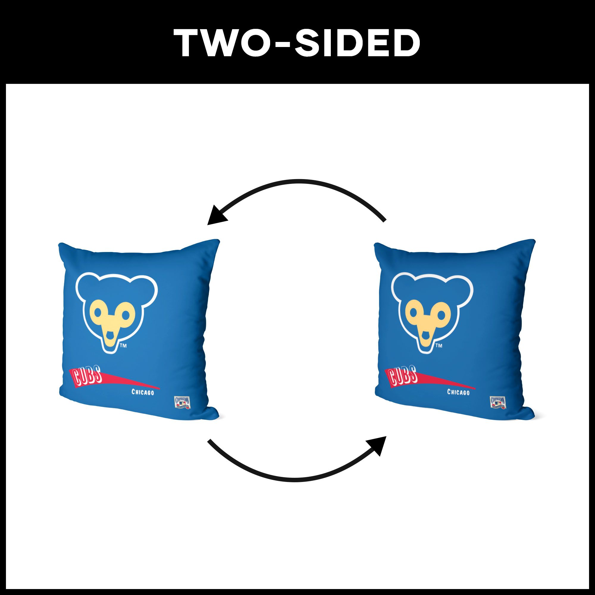 Northwest Chicago Cubs City Connect Throwback Throw Pillow product image