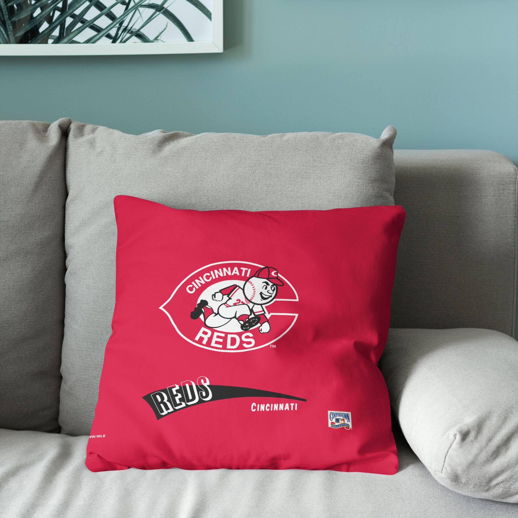 Northwest Cincinnati Reds City Connect Throwback Throw Pillow product image