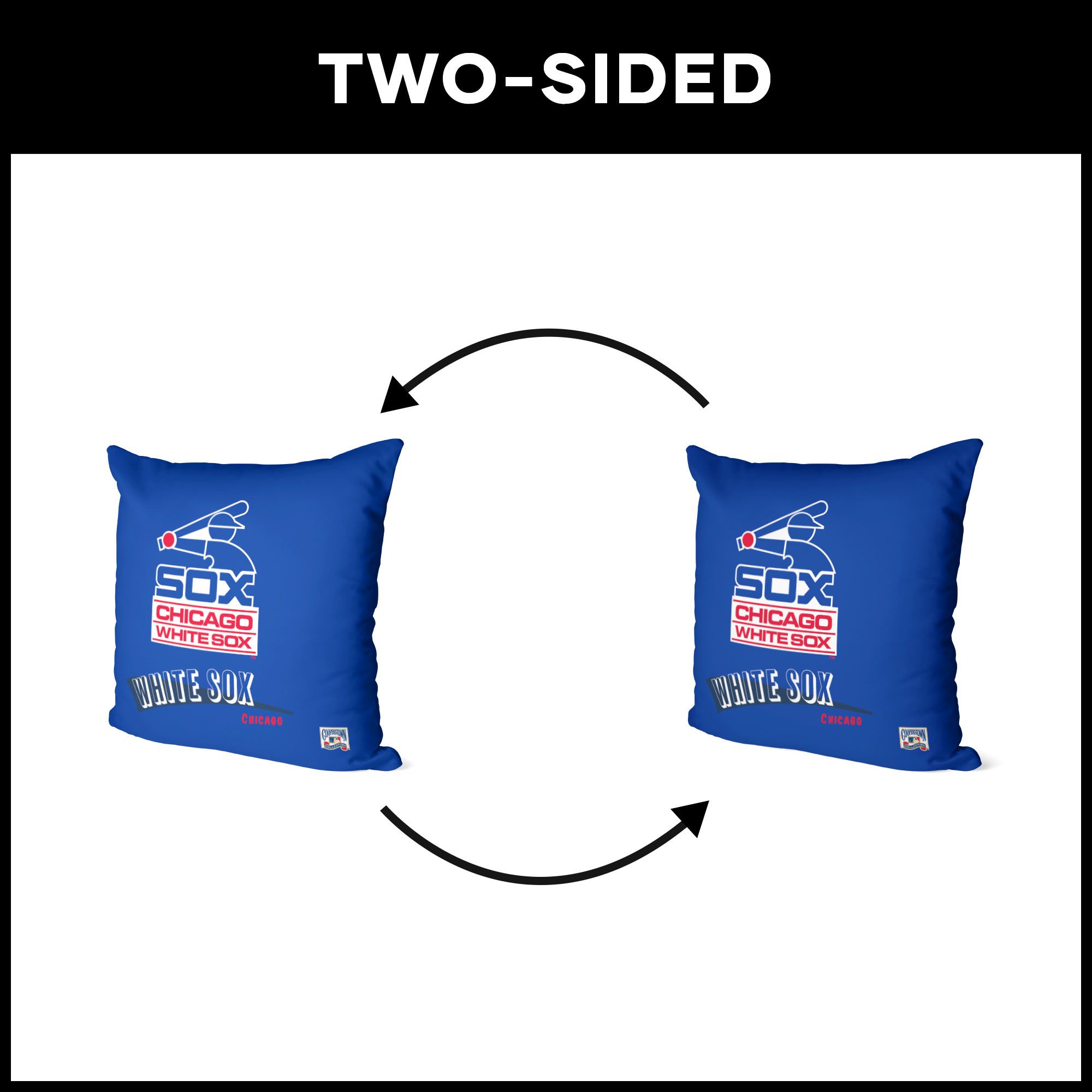 Northwest Chicago White Sox City Connect Throwback Throw Pillow product image