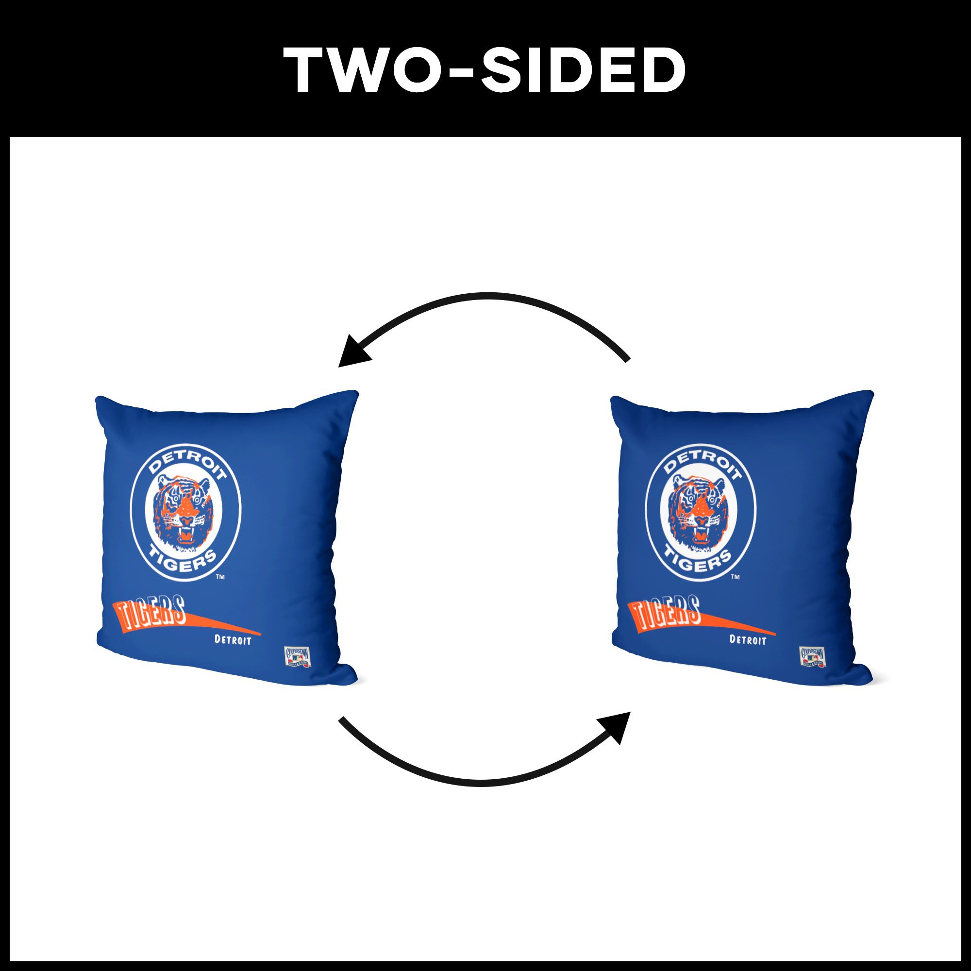 Northwest Detroit Tigers City Connect Throwback Throw Pillow product image