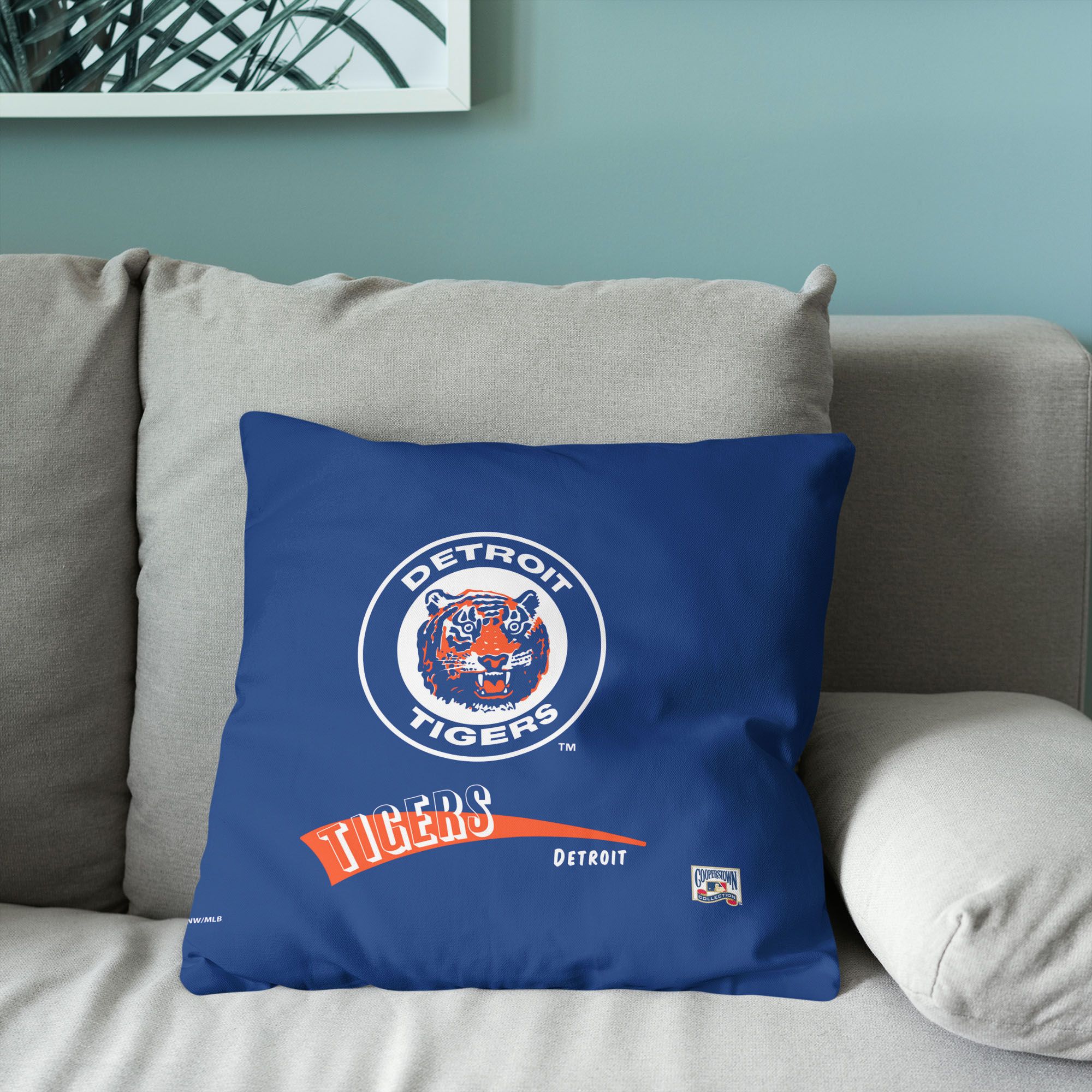 Northwest Detroit Tigers City Connect Throwback Throw Pillow product image