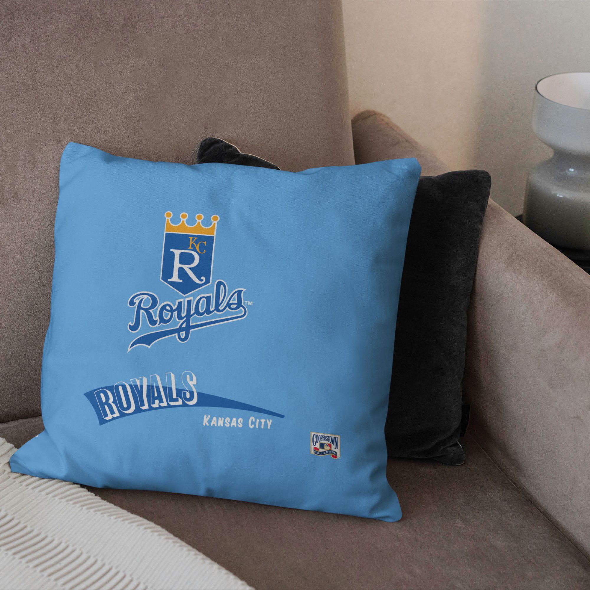 Northwest Kansas City Royals City Connect Throwback Throw Pillow product image