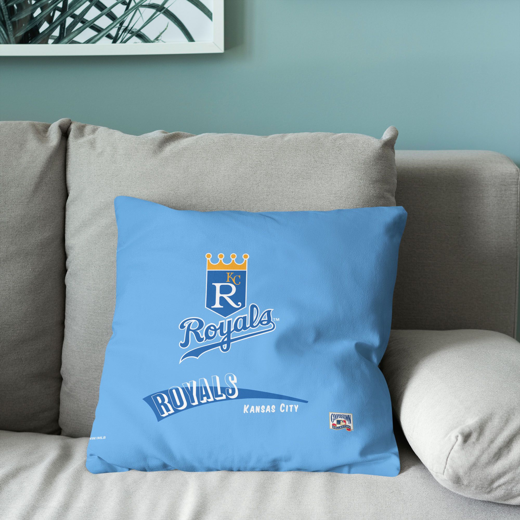 Northwest Kansas City Royals City Connect Throwback Throw Pillow product image