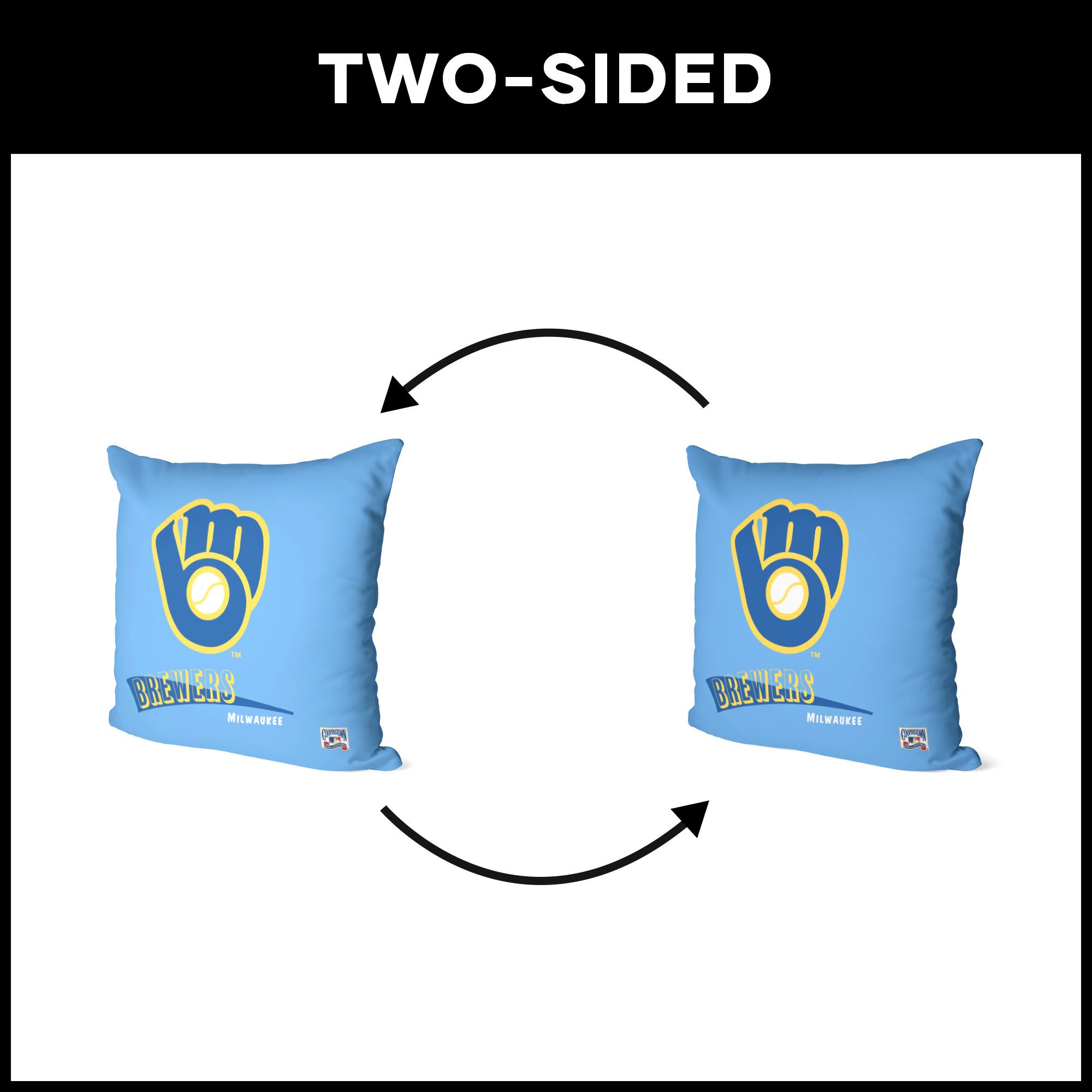 Northwest Milwaukee Brewers City Connect Throwback Throw Pillow product image