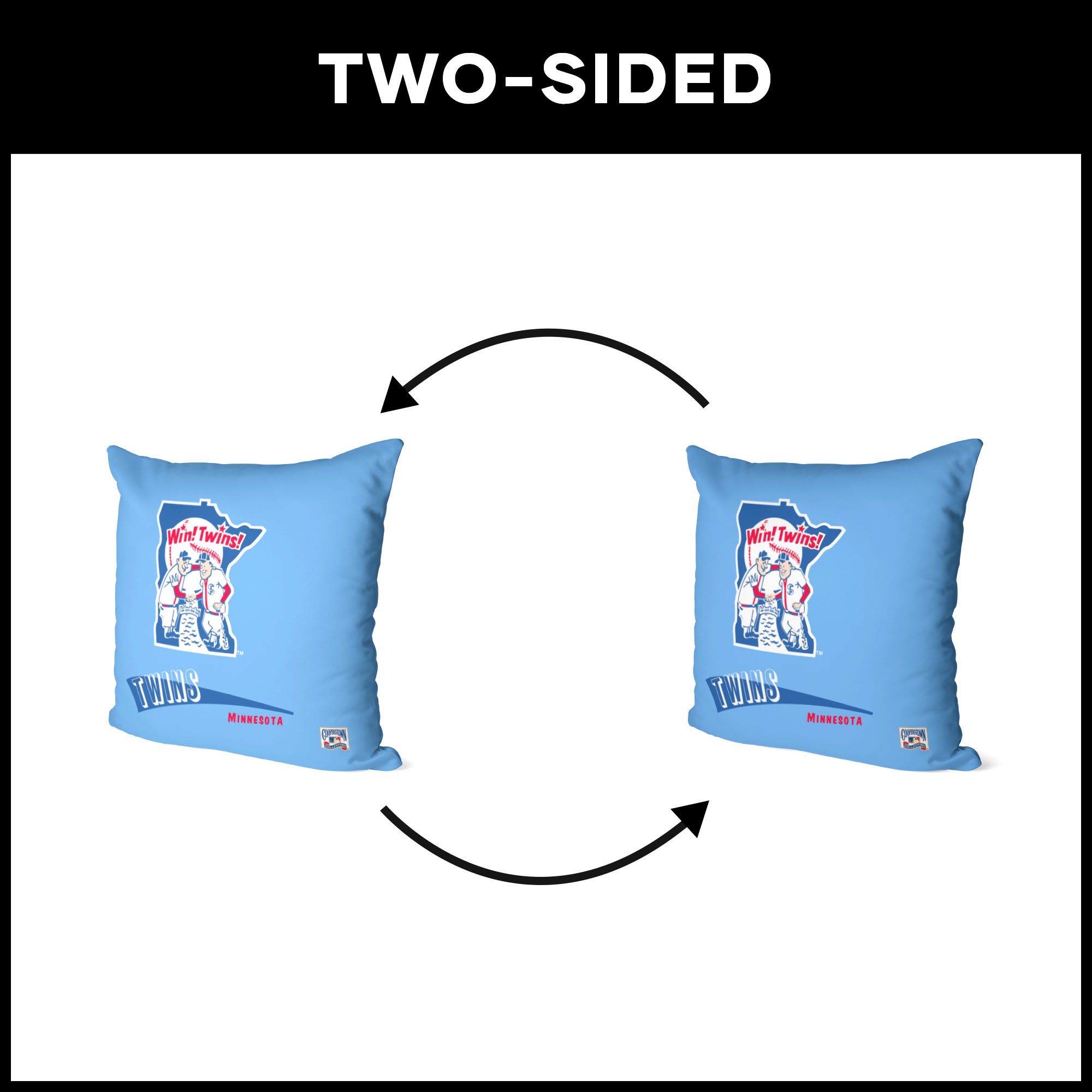 Northwest Minnesota Twins City Connect Throwback Throw Pillow product image