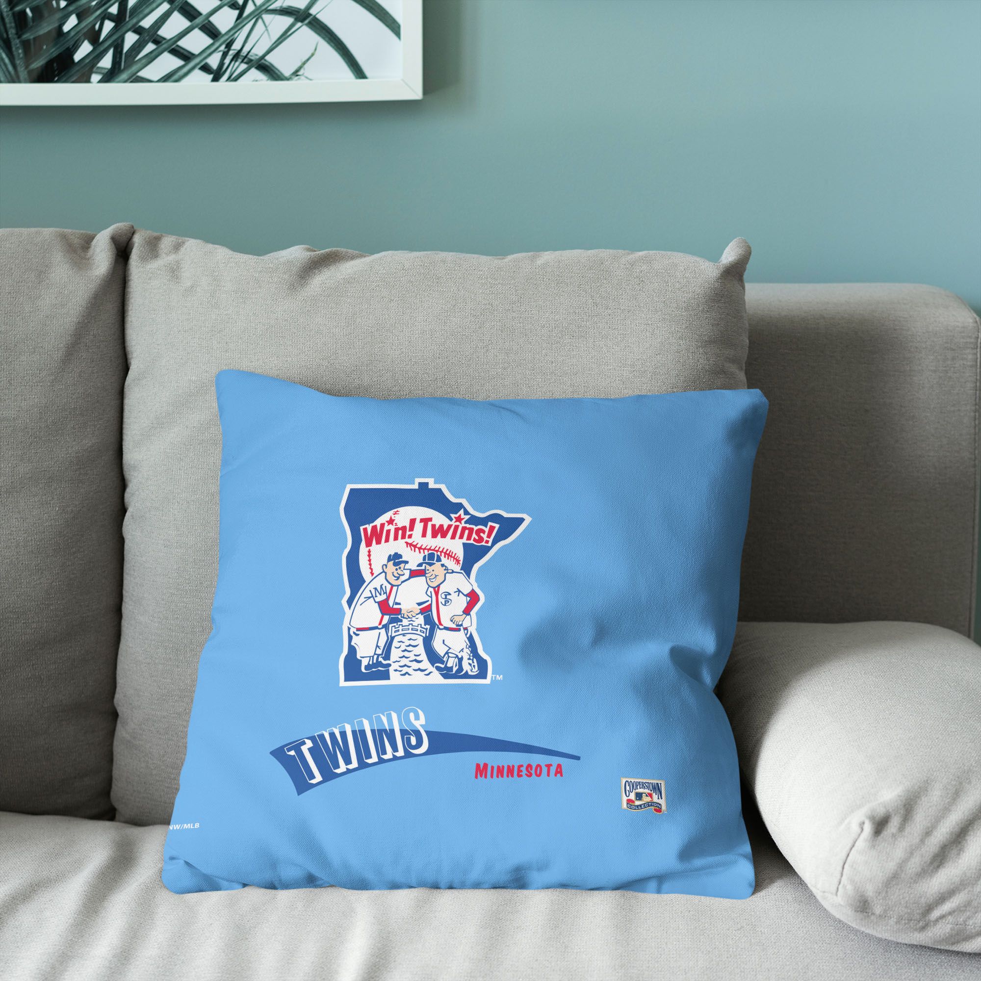 Northwest Minnesota Twins City Connect Throwback Throw Pillow product image