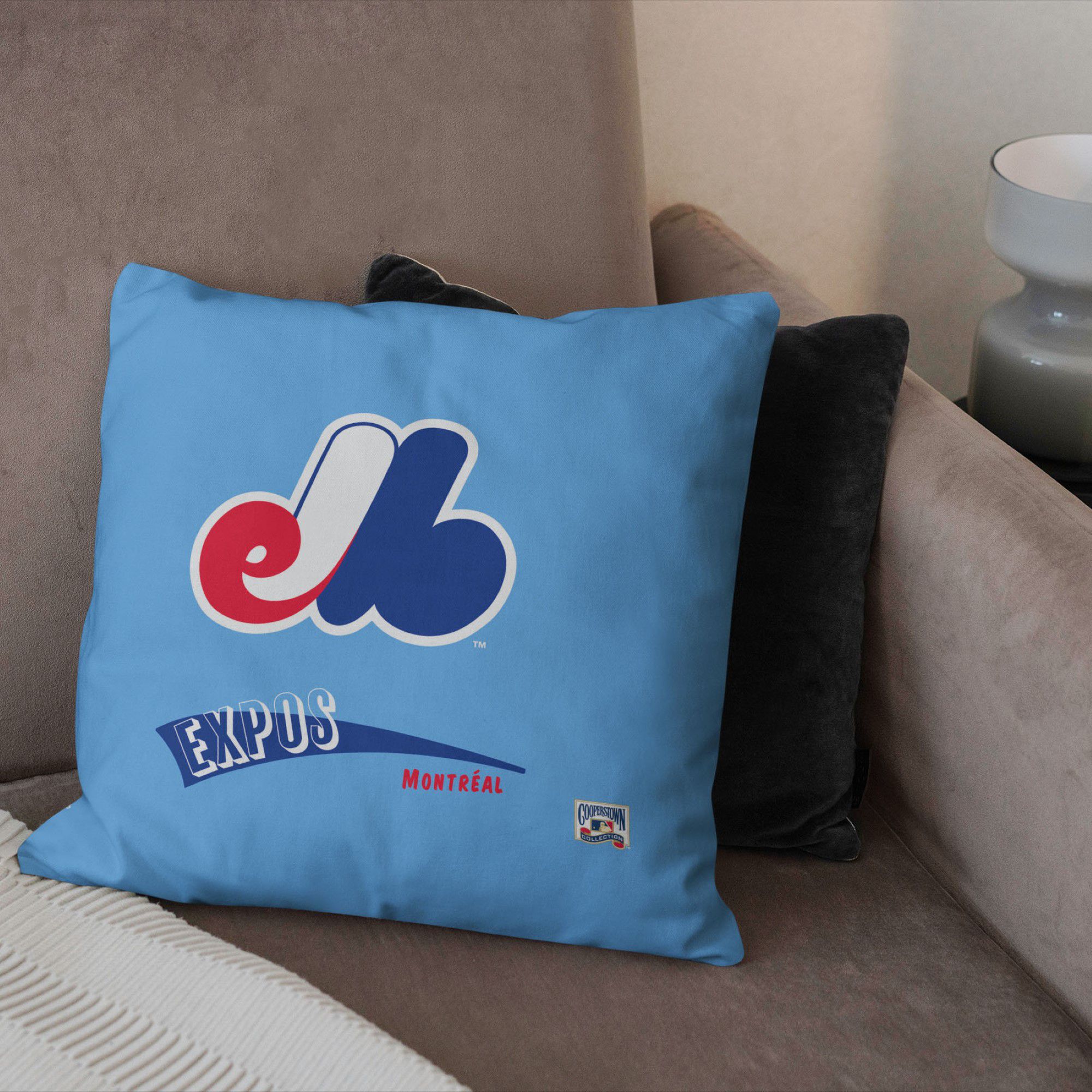 Northwest Montreal Expos City Connect Throwback Throw Pillow product image