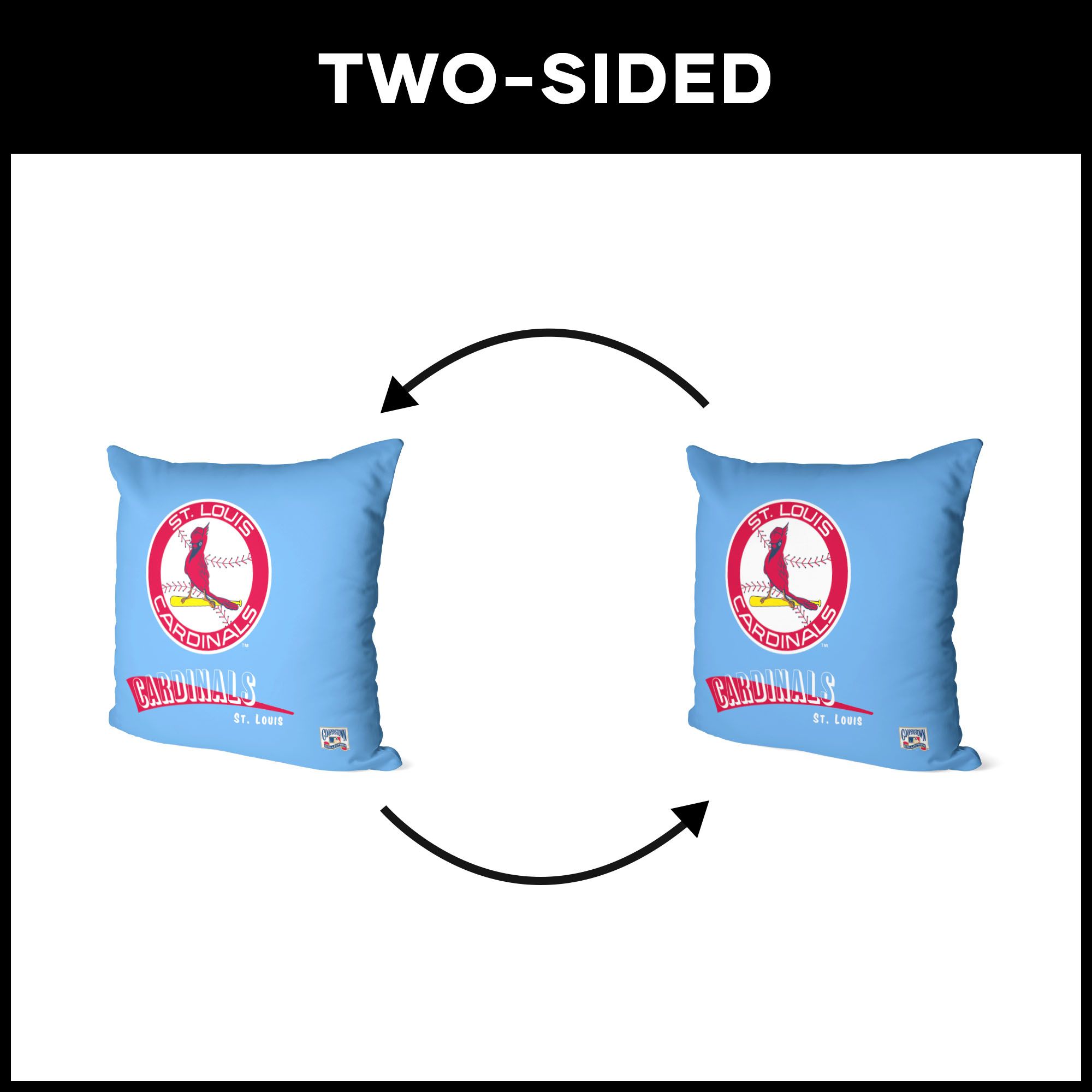 Northwest St. Louis Cardinals City Connect Throwback Throw Pillow product image