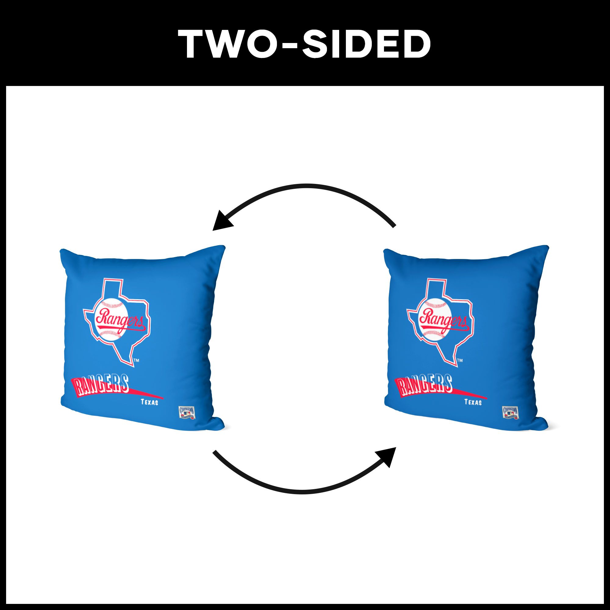 Northwest Texas Rangers City Connect Throwback Throw Pillow product image