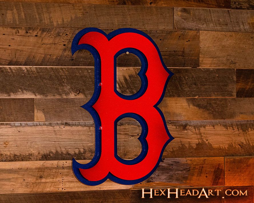 Hex Head Boston Red Sox 24" Logo Sign product image