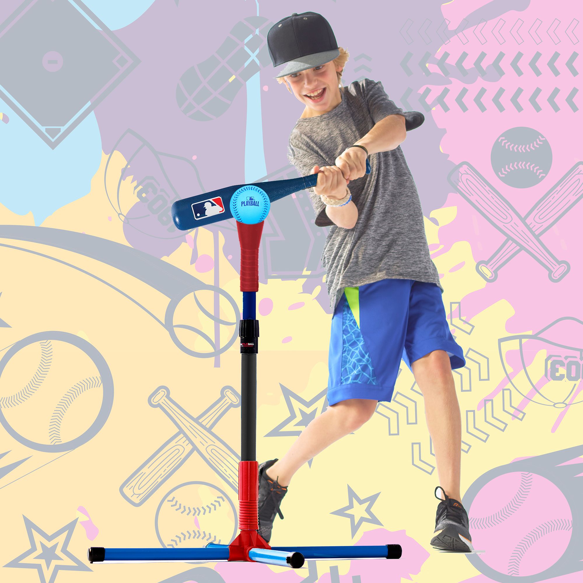 Franklin MLB Oversized Foam Baseballs - 4 Pack product image