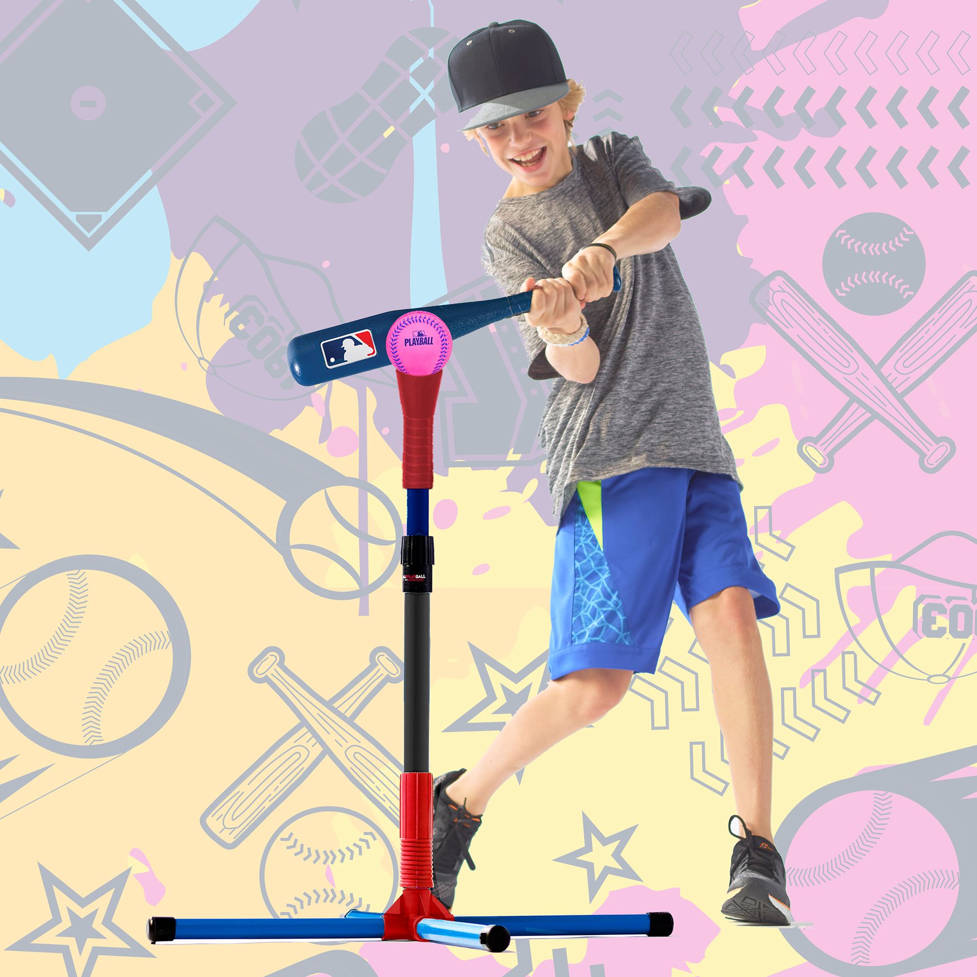 Franklin MLB Oversized Foam Baseballs - 4 Pack product image