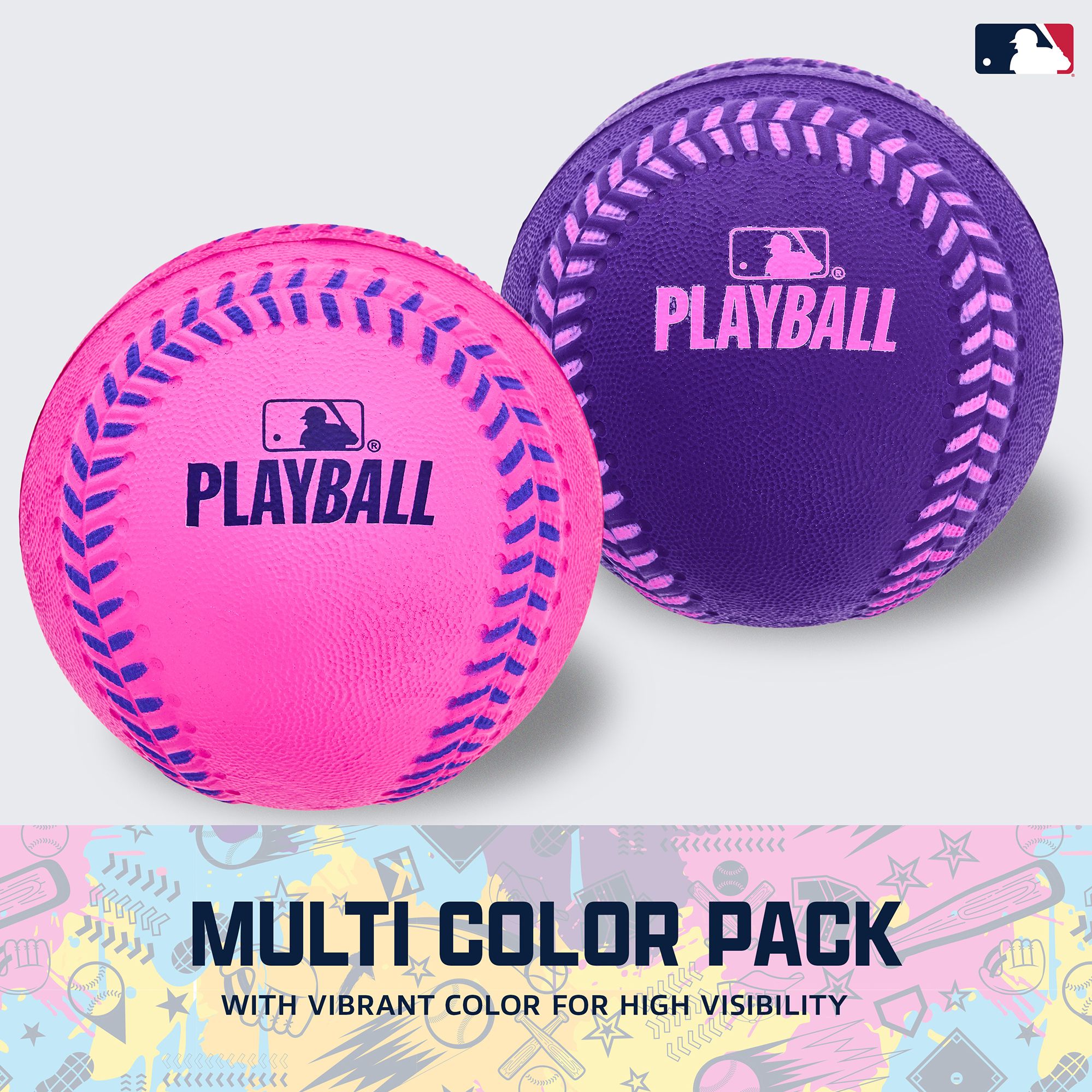 Franklin MLB Oversized Foam Baseballs - 4 Pack product image