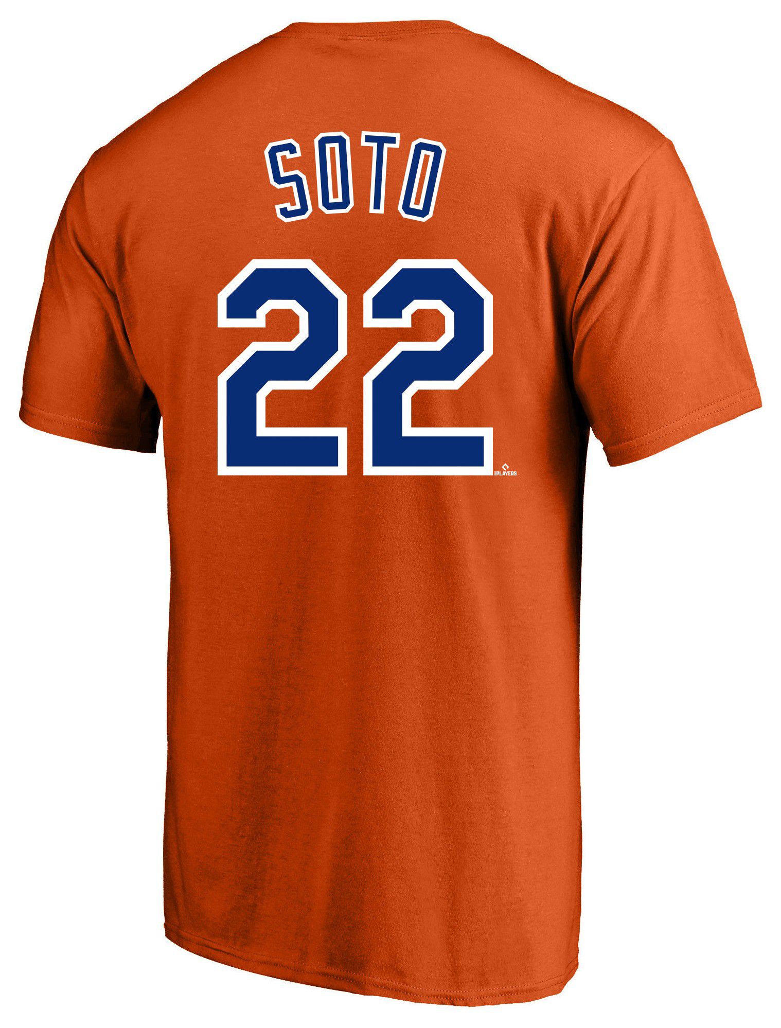 MLB Adult New York Mets Orange Juan Soto #22 Big and Tall T-Shirt product image