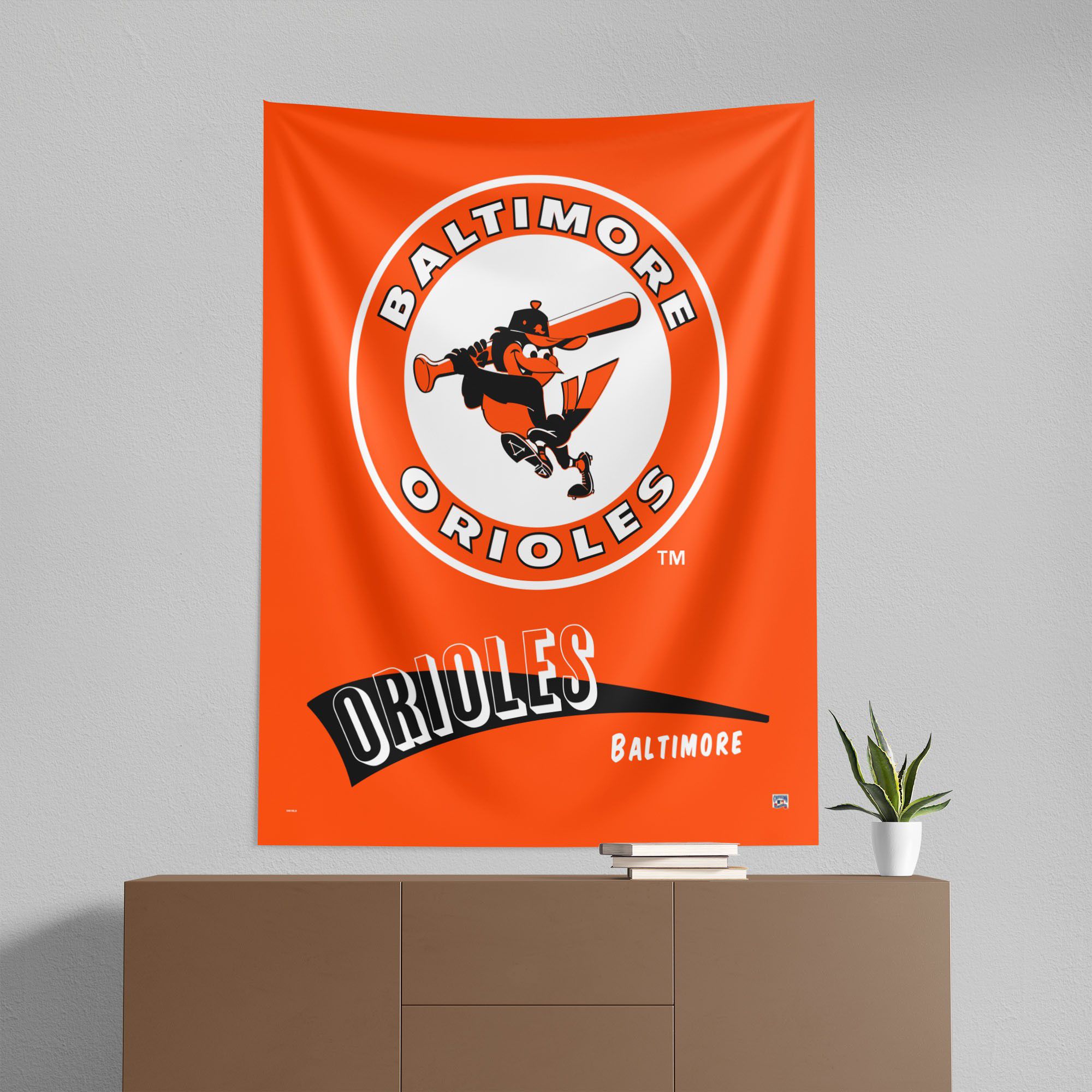 Northwest Baltimore Orioles City Connect Throwback Wall Hang product image