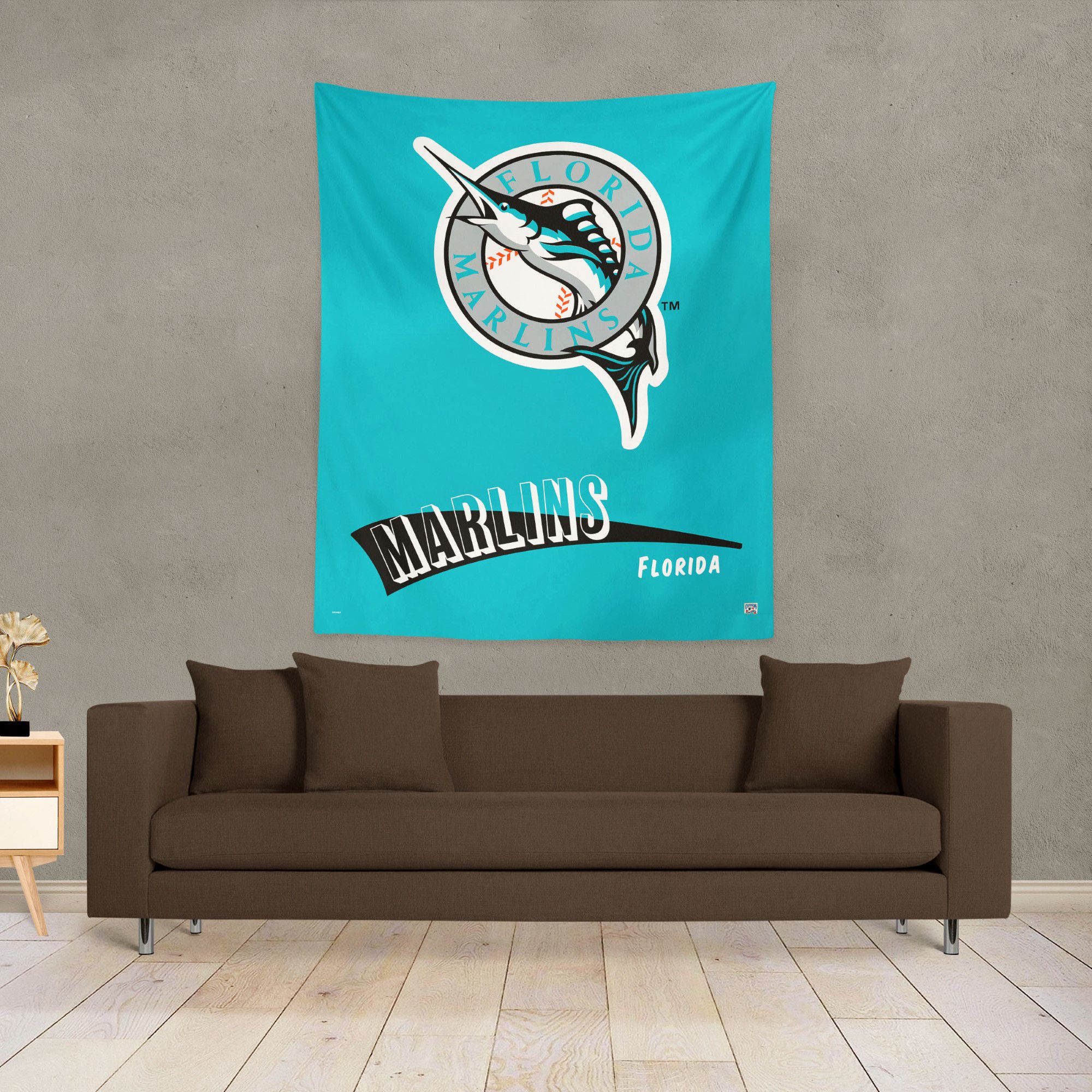 Northwest Miami Marlins City Connect Throwback Wall Hang product image