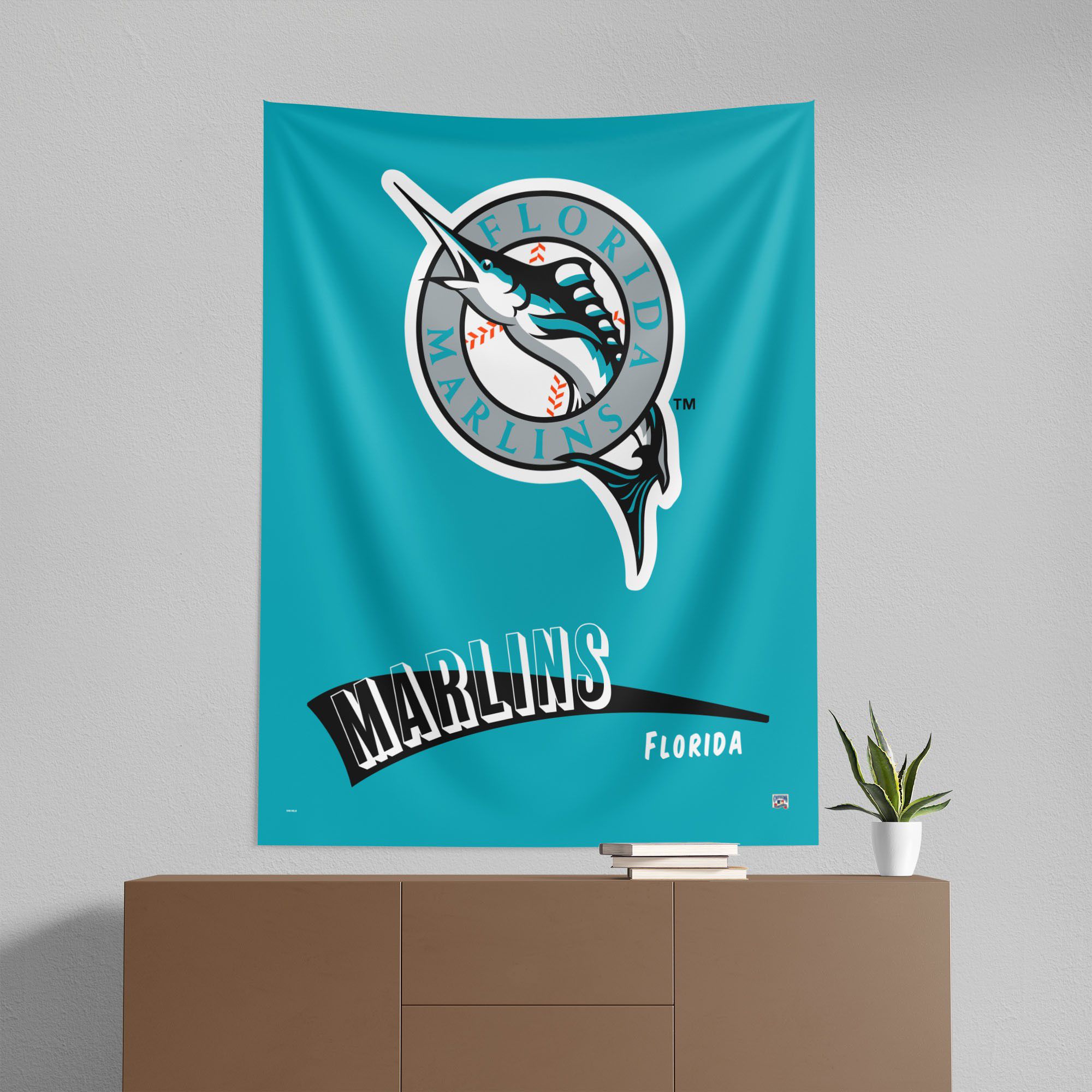 Northwest Miami Marlins City Connect Throwback Wall Hang product image