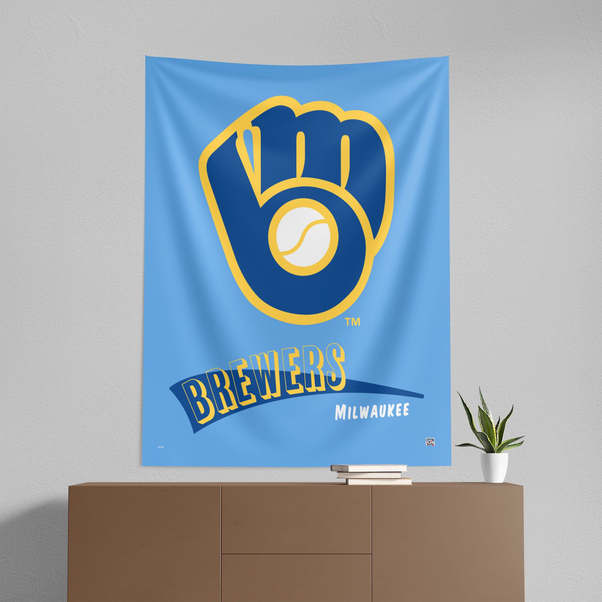 Northwest Milwaukee Brewers City Connect Throwback Wall Hang product image