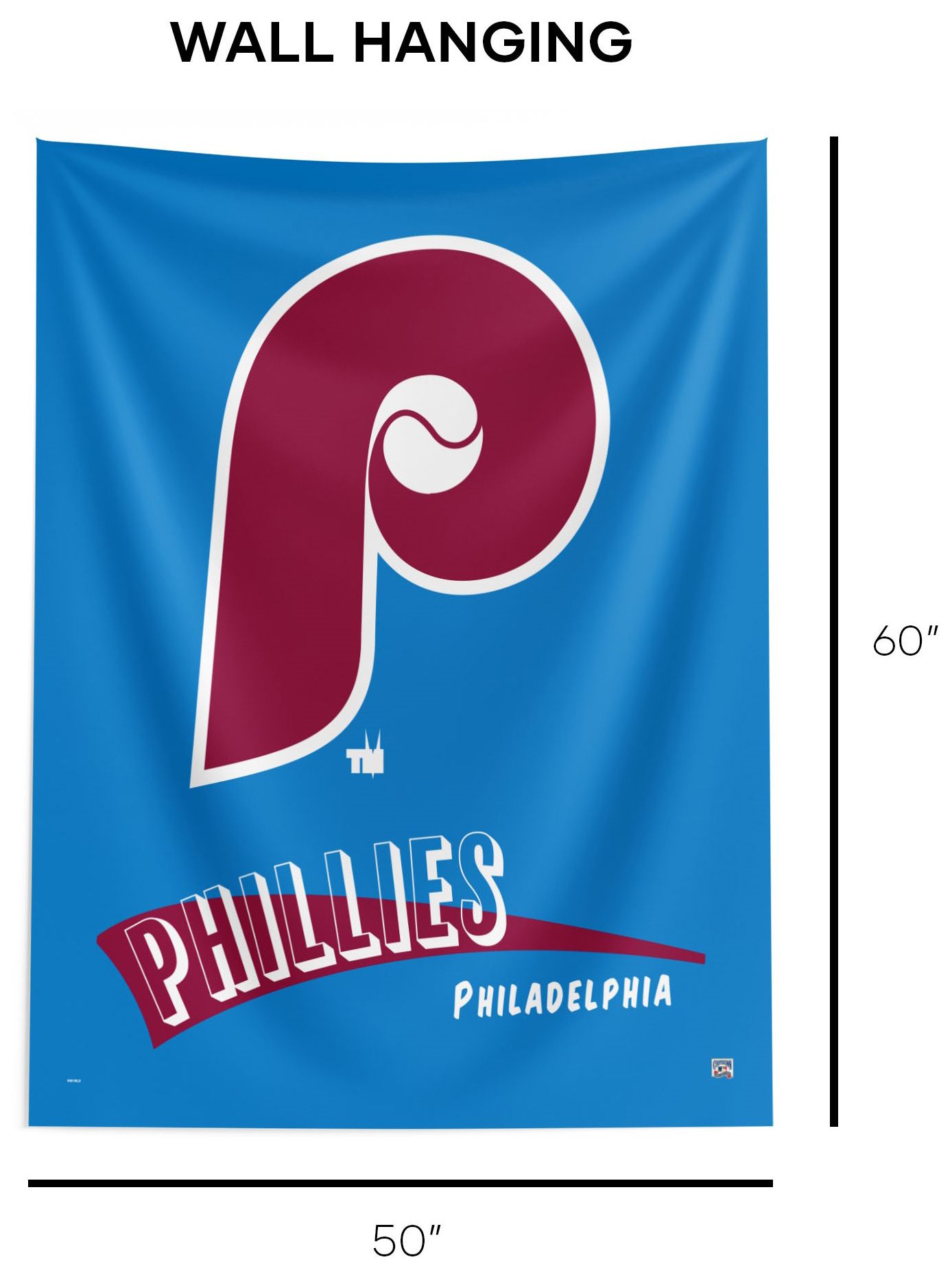 Northwest Philadelphia Phillies City Connect Throwback Wall Hang product image